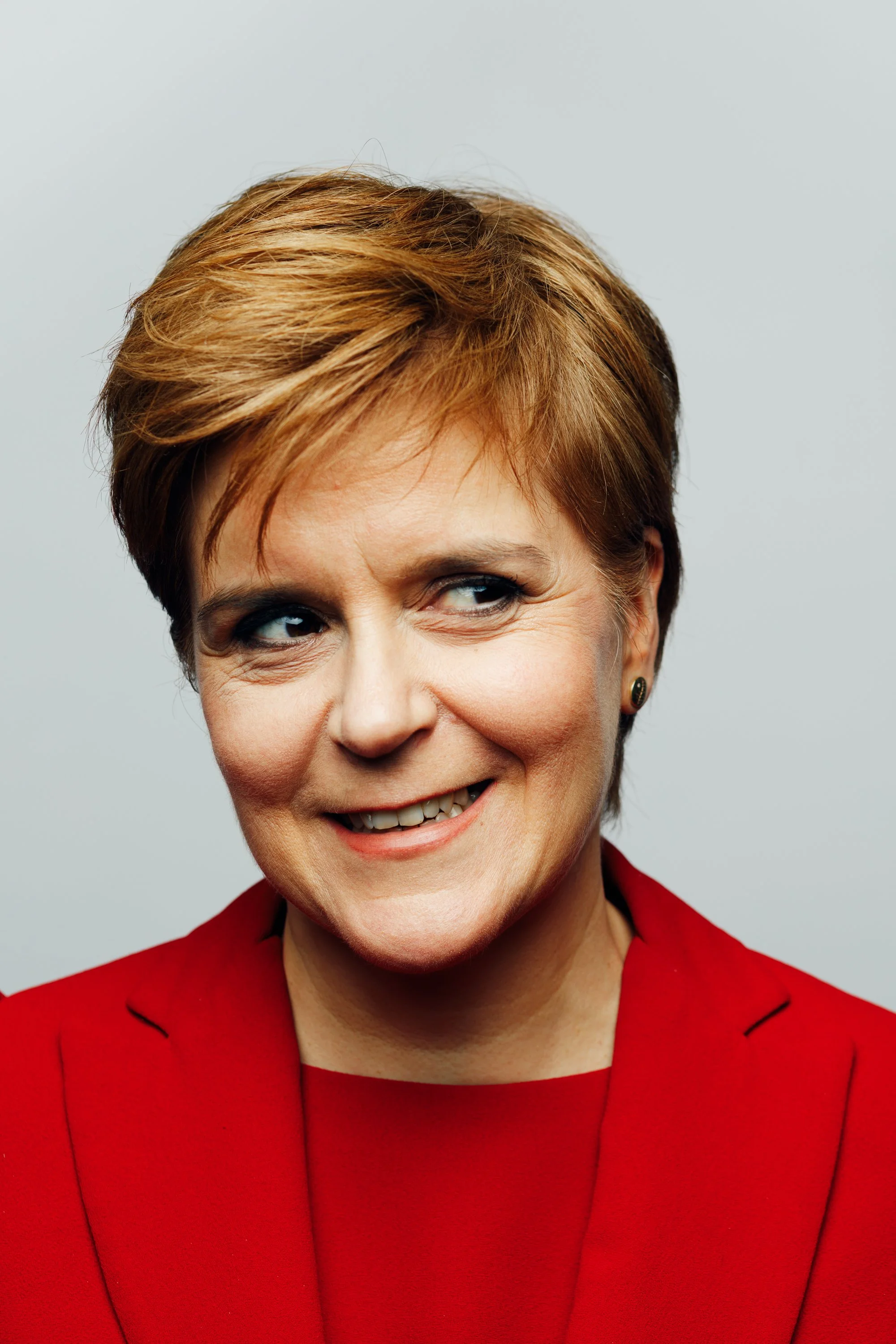 Hair and makeup for Nicola Sturgeon's Sunday Times Magazine cover shoot in Bute House Edinburgh