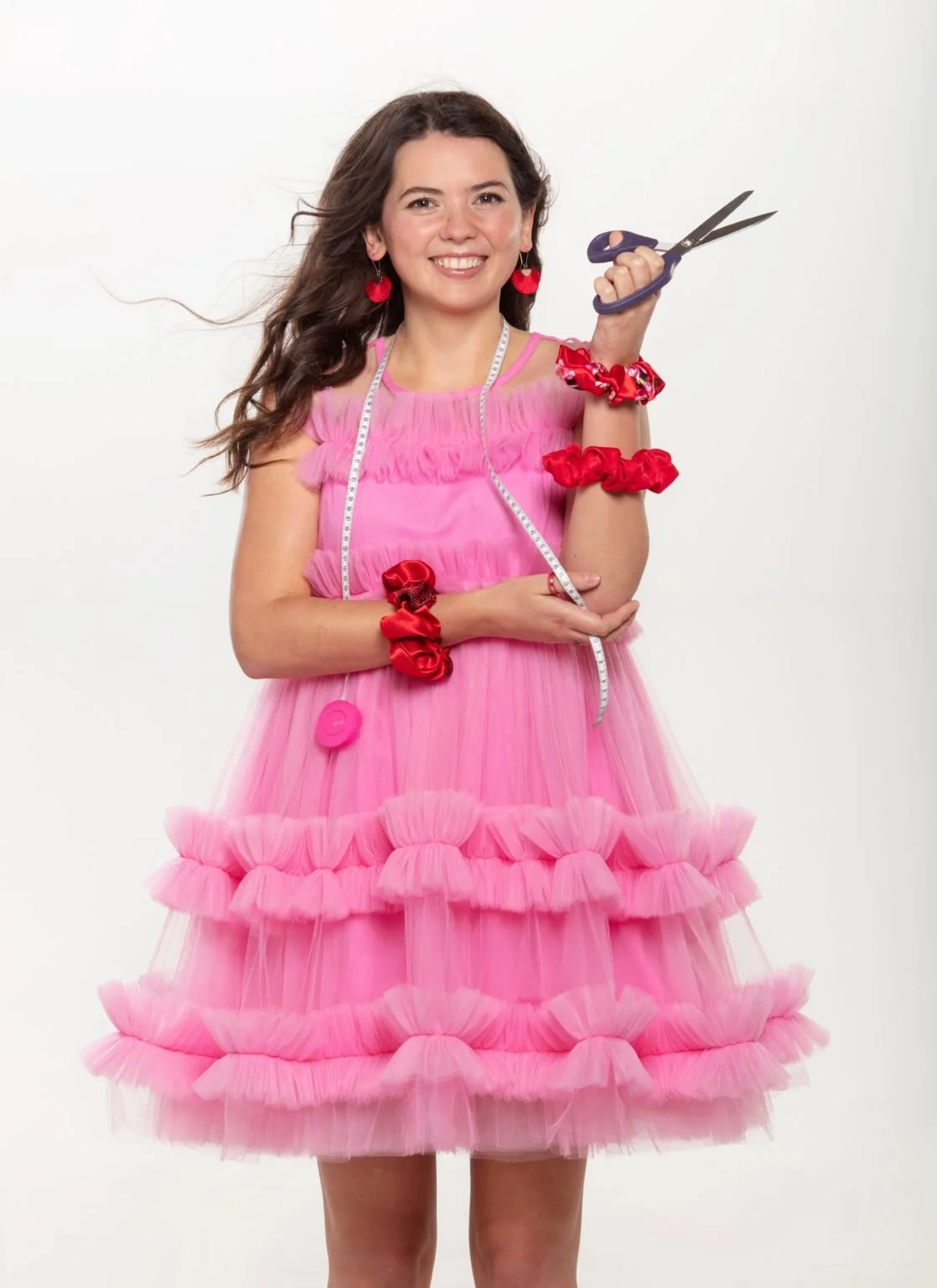 Hair and makeup for Serena Sews Book