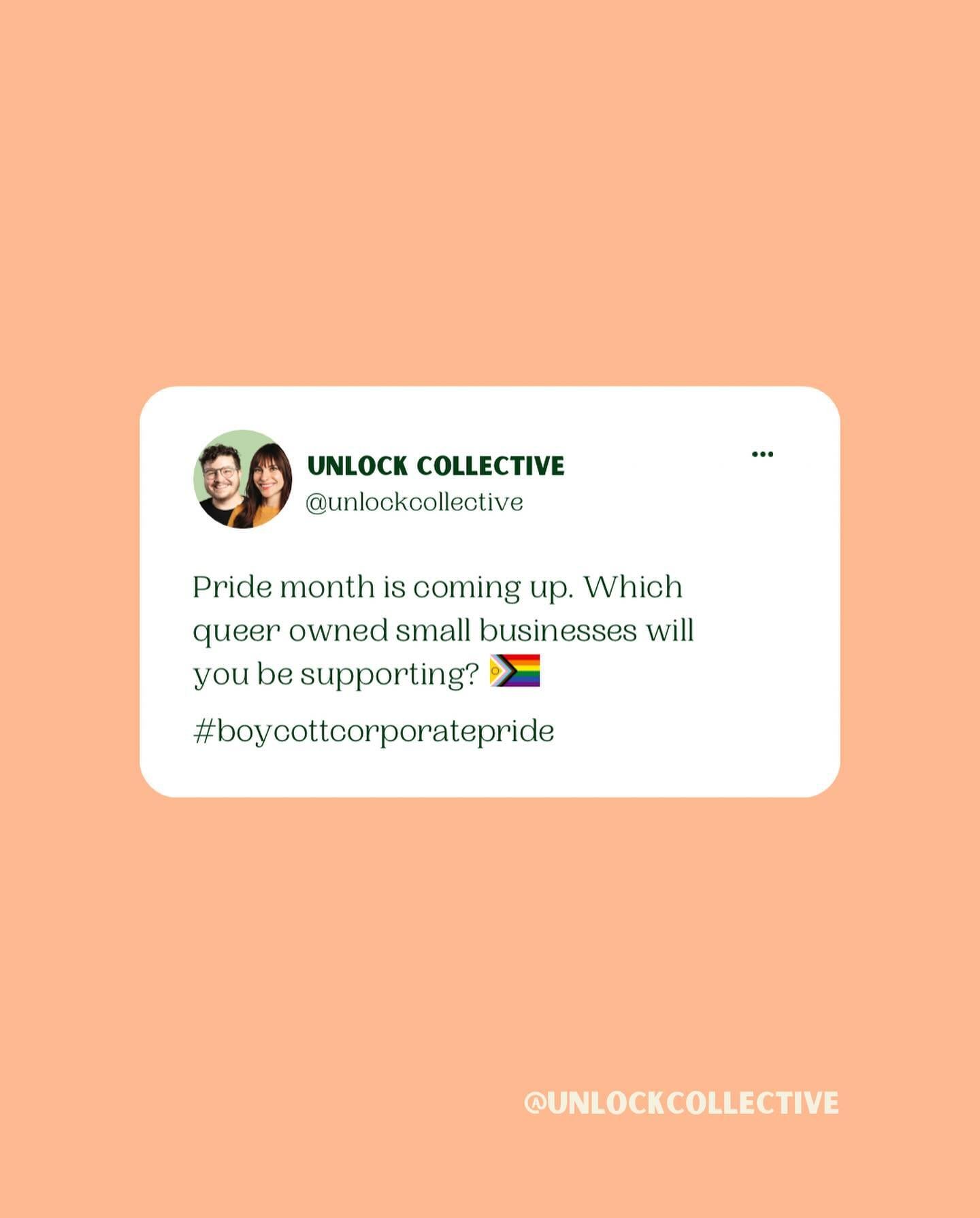 ➡️ Scroll for the last one that had us ☠️ 😂&nbsp;and a little triggered from our past office life.

🛑🙏 Let&rsquo;s all agree to boycott the corporate Pride merch once and for all! Who are the Queer-owned businesses you love? Tag them below and sho