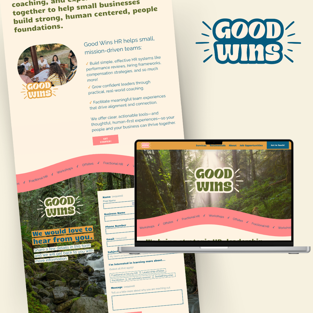 Client Story: Good Wins is changing the way we think about HR in the Pacific Northwest (and we got to design their brand and website!)