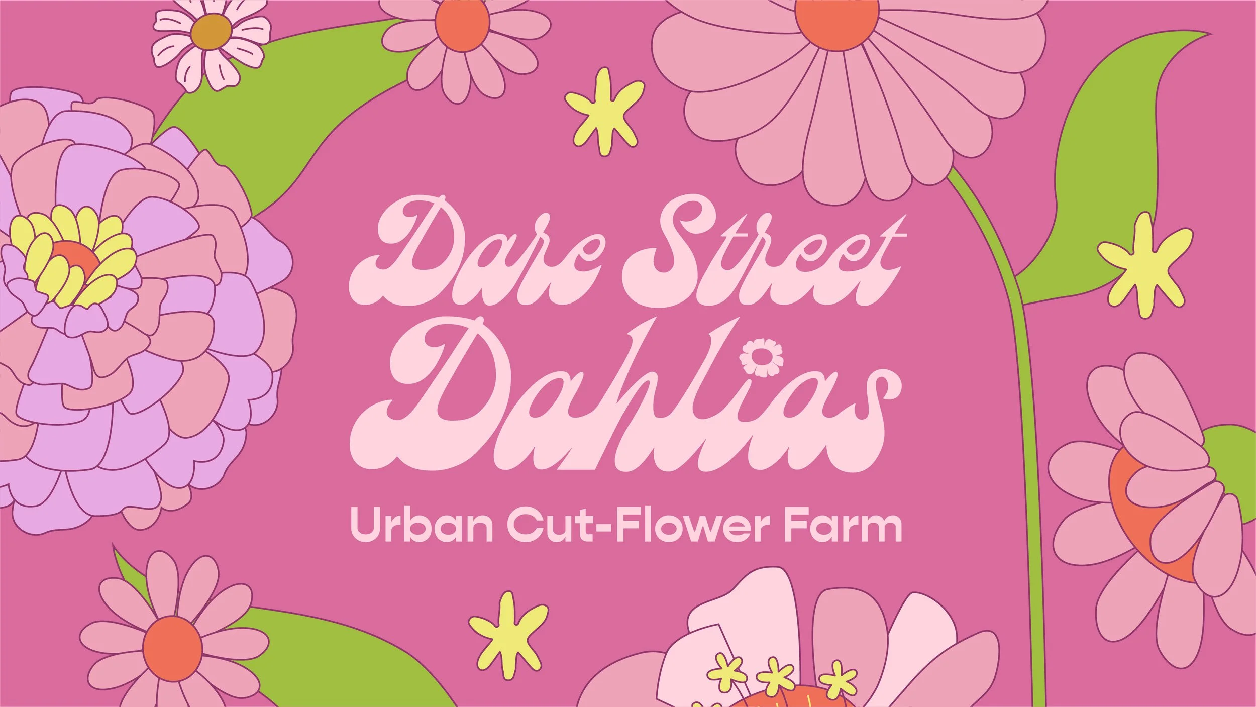 Dare Street Dahlias — Brand Identity Design