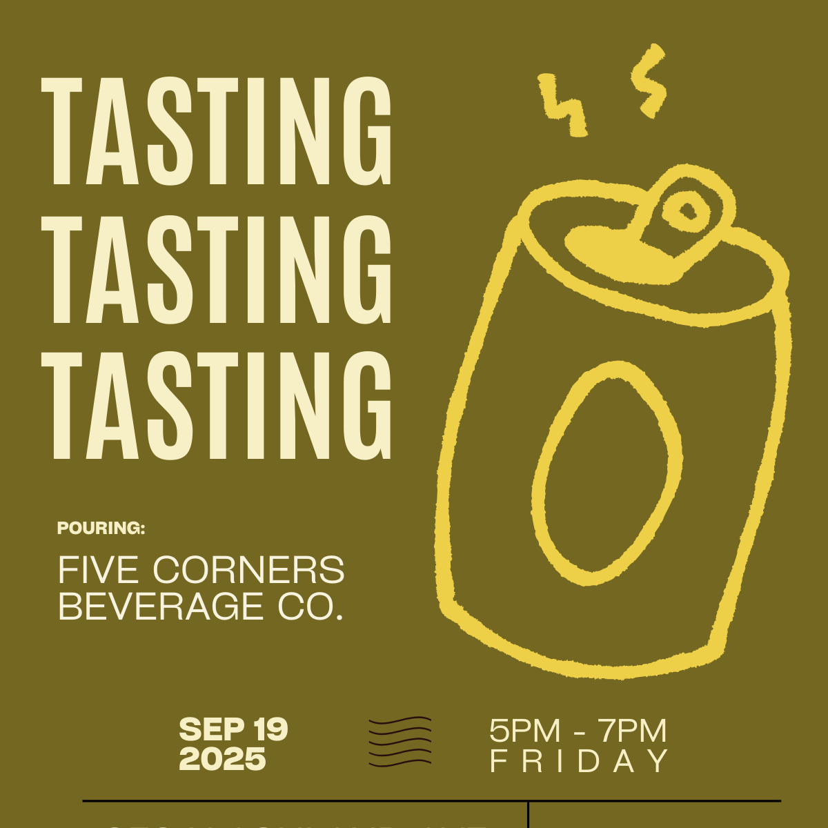 SEP 19 - FREE! Tasting