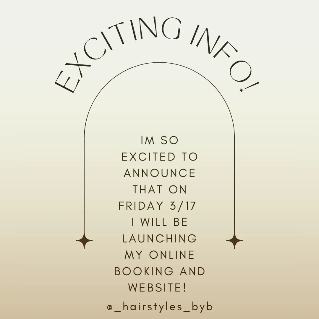 I&rsquo;ve been working so hard with the amazing @nichedesignconsulting on this project! And I&rsquo;m so excited to finally launch my website this Friday! It&rsquo;s been a long time coming, and everyone has been asking for online booking as well an