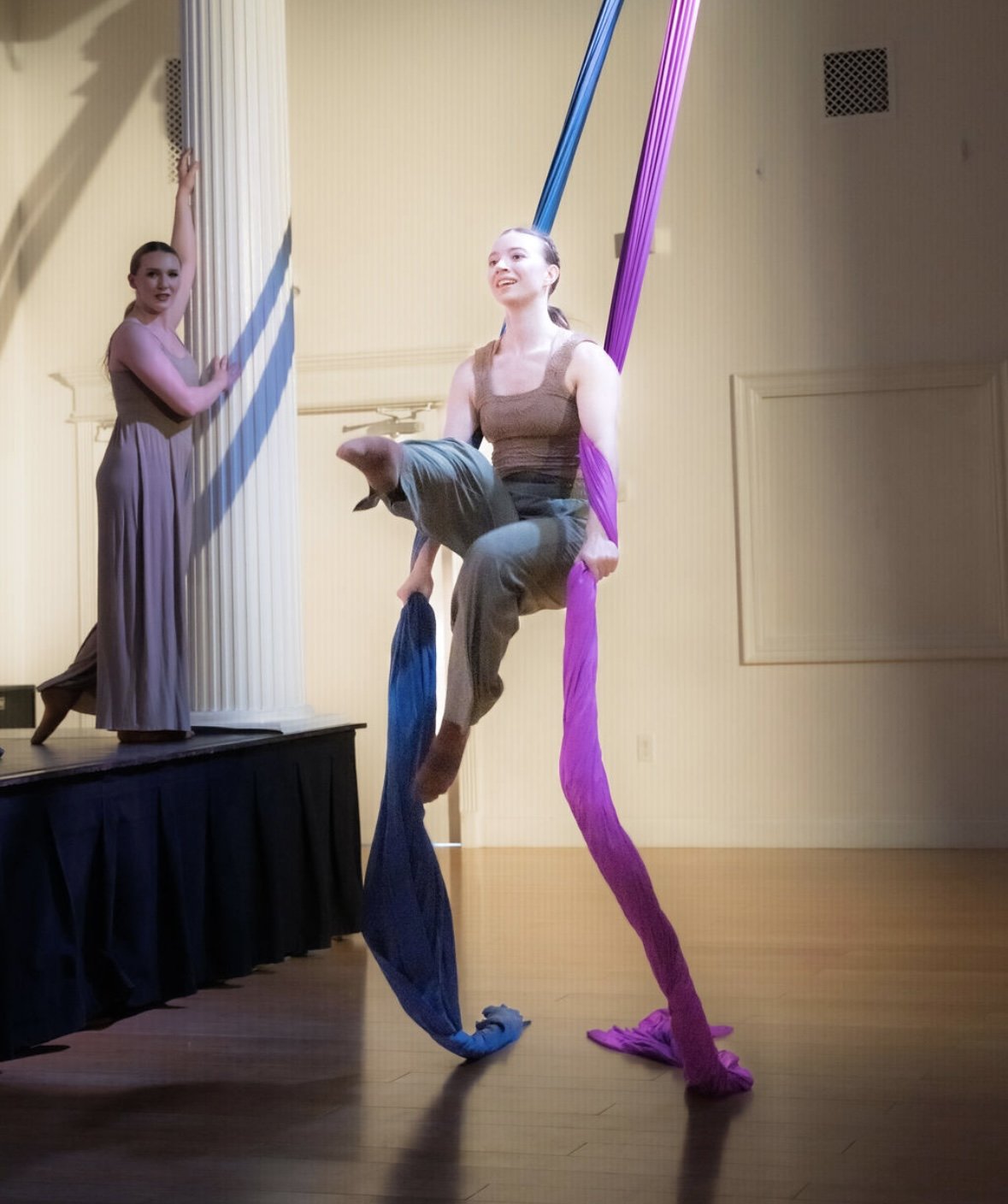 I performed as a dancer and aerialist with Satellite Dance in their production of "Syncretism".