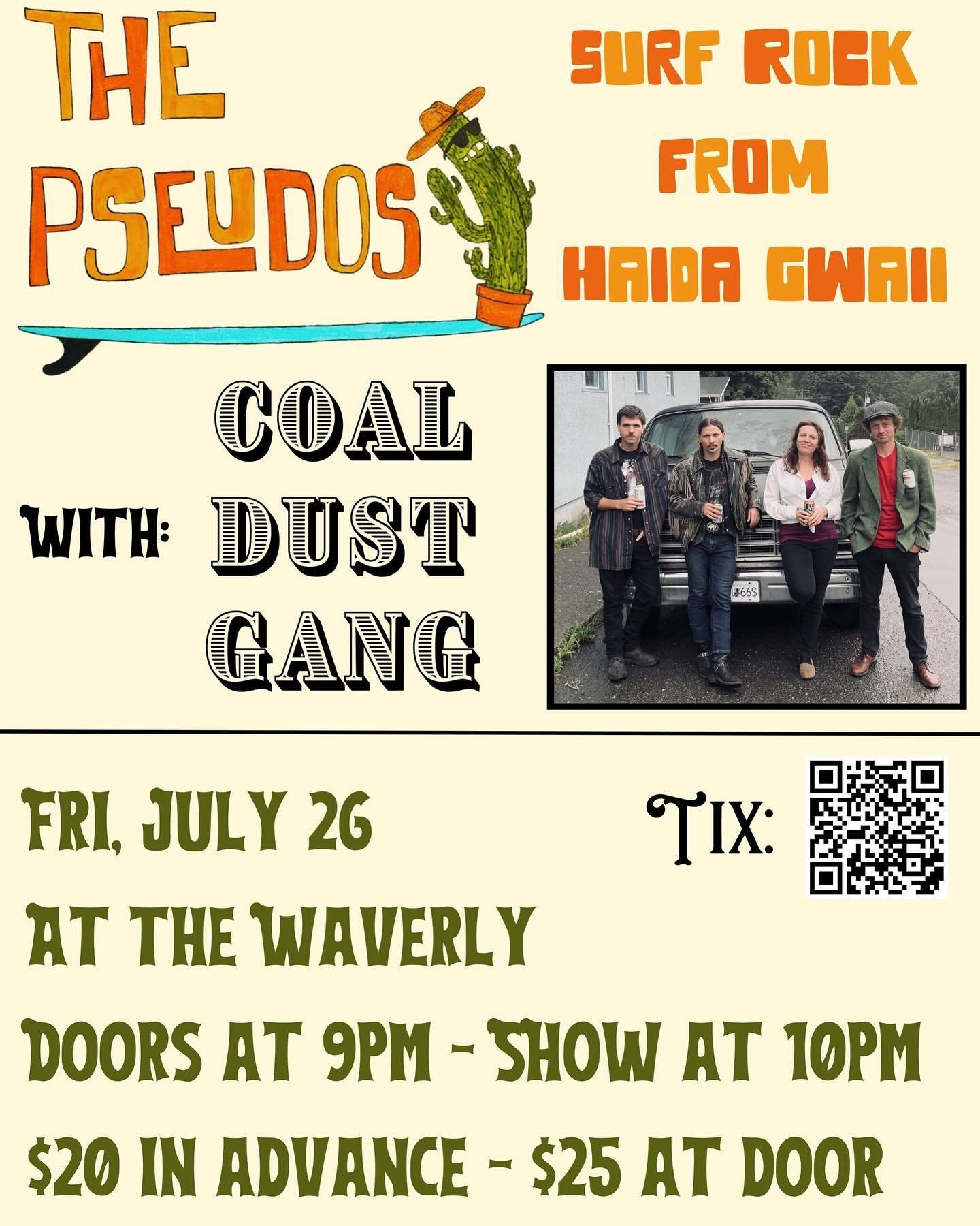 Spaghetti Surf beauties, the Pseudos, put on an amazing show. We&rsquo;re stoked to get the dance floor warmed up for &lsquo;em. 

Link in bio.

#surfrock #spaghettiwesternmusic #outlawcountry #honkytonk