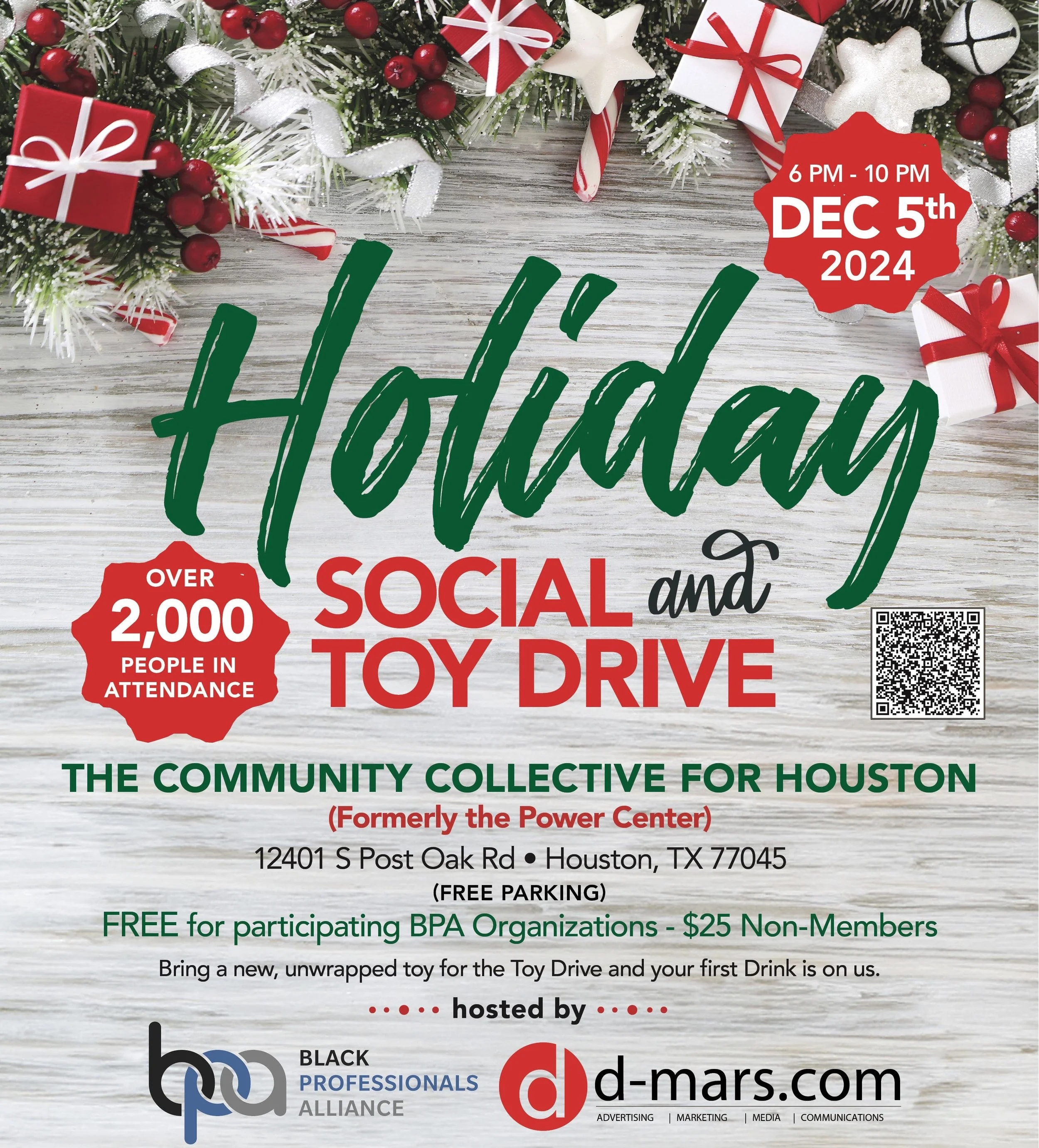 BPA Holiday Social and Toy Drive