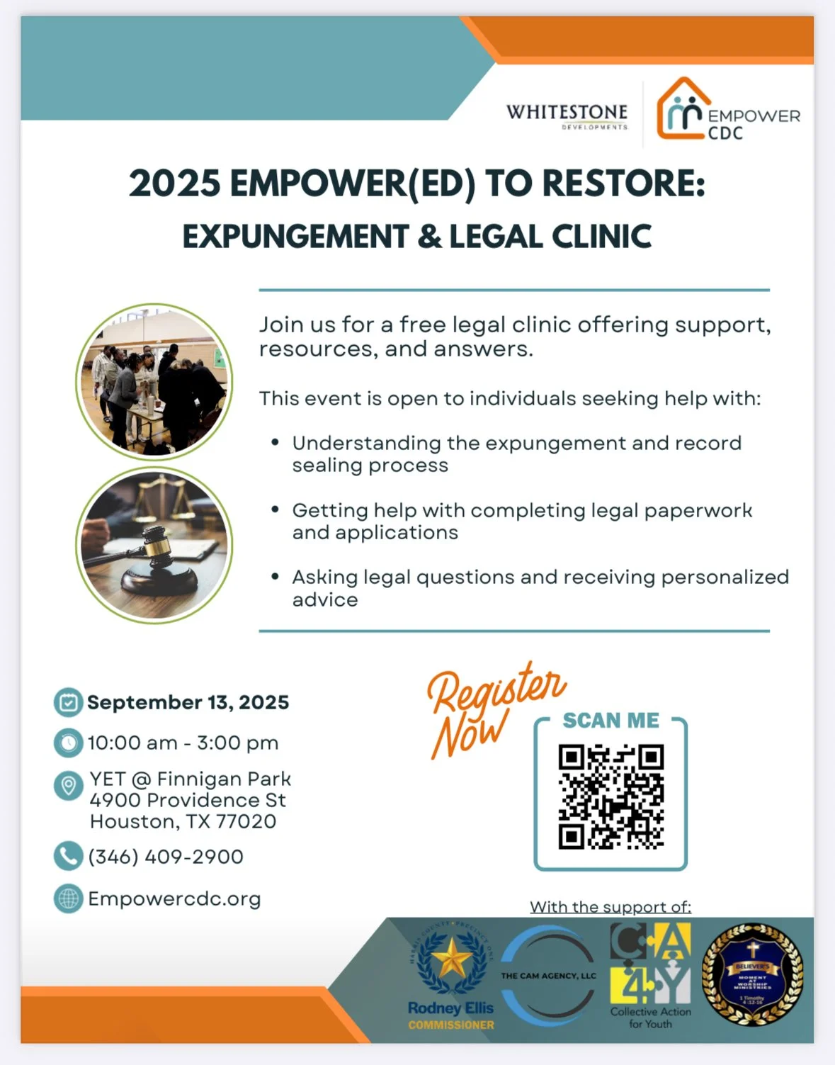 2025 EMPOWER(ED) to Restore: Expungement & Legal Clinic