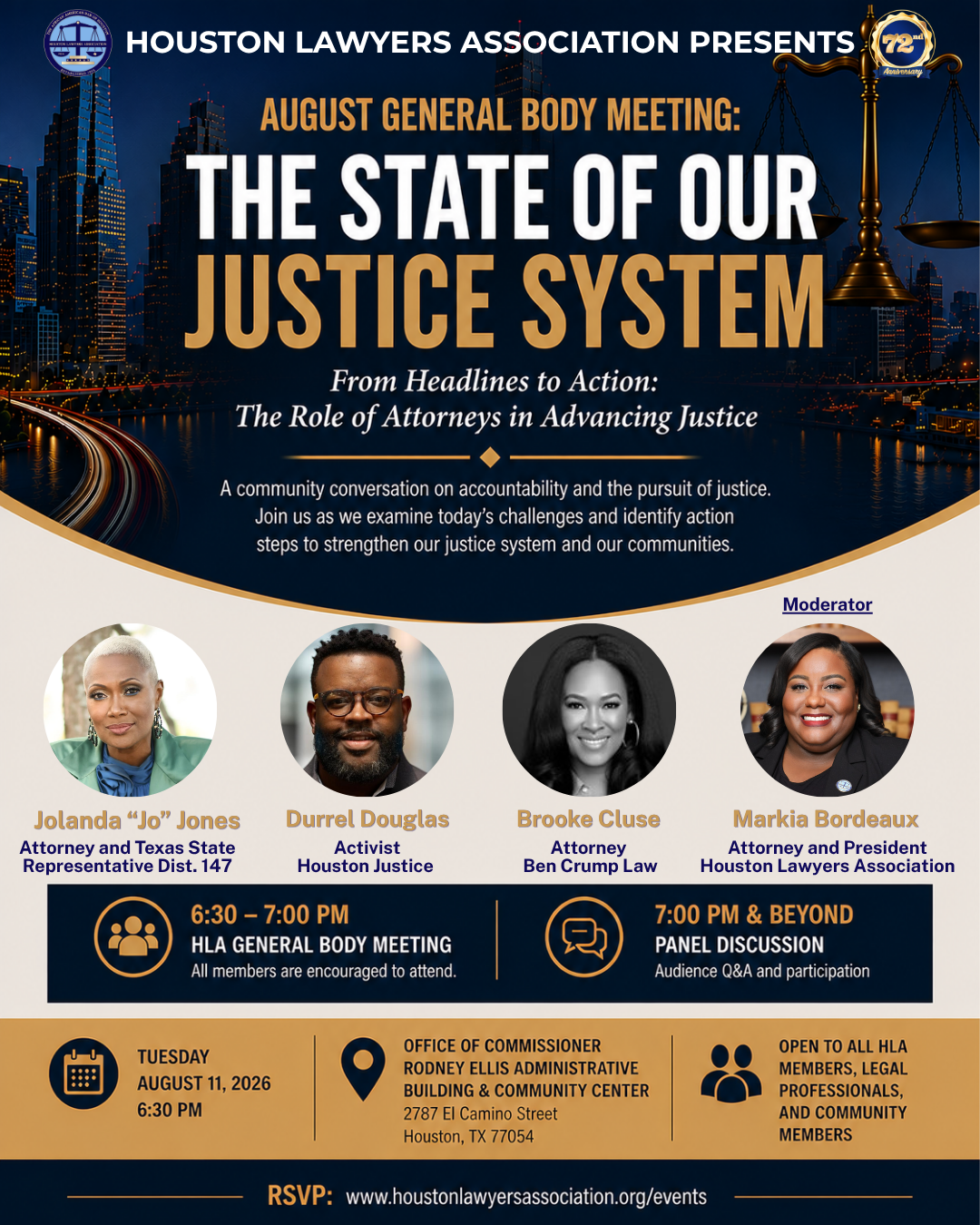 August General Body Meeting: The State of Our Justice System