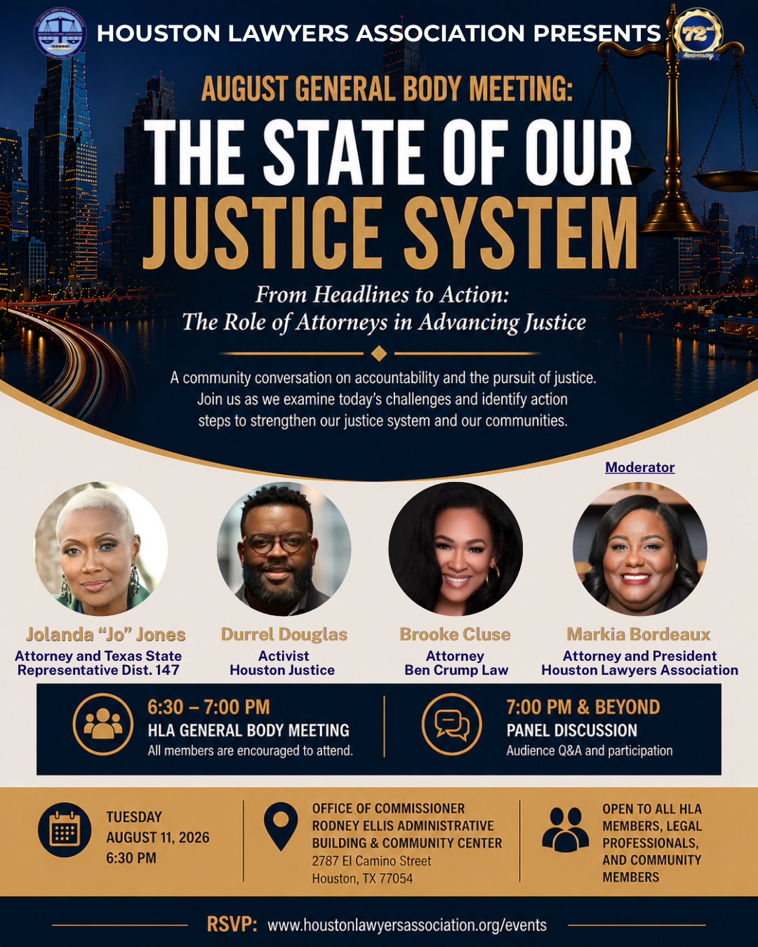 August General Body Meeting: The State of Our Justice System