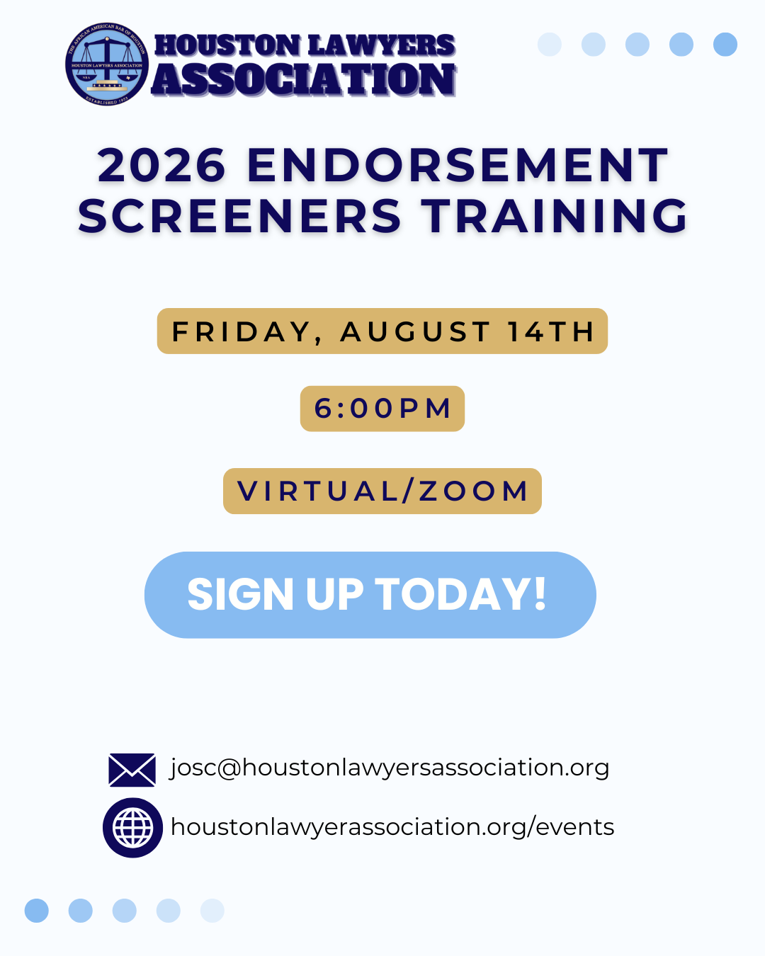 Endorsement Screener Training