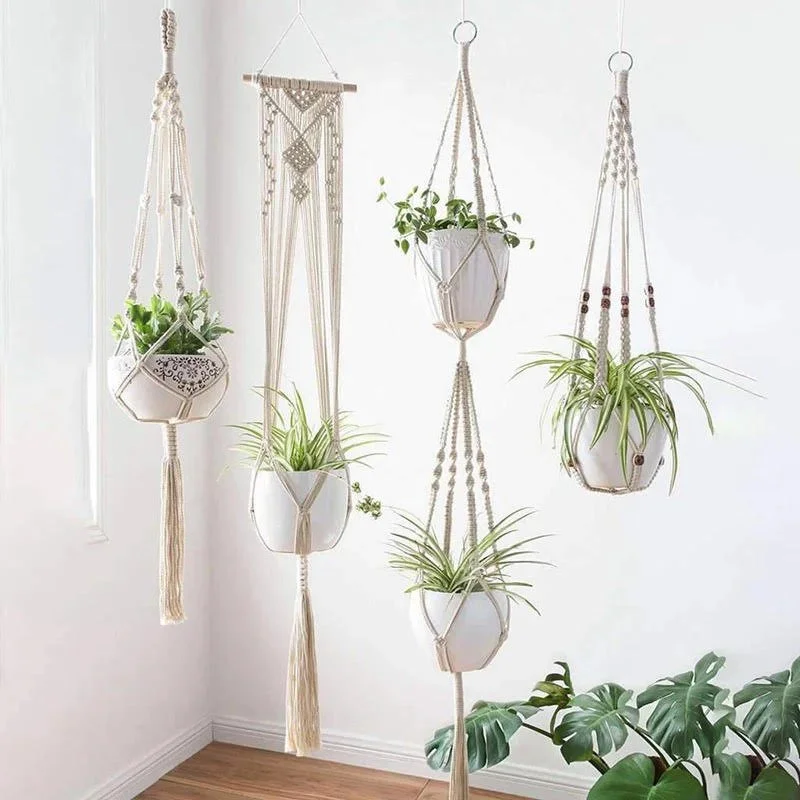Macramé & Mindfulness: Create Your Own Hanging Plant Holder