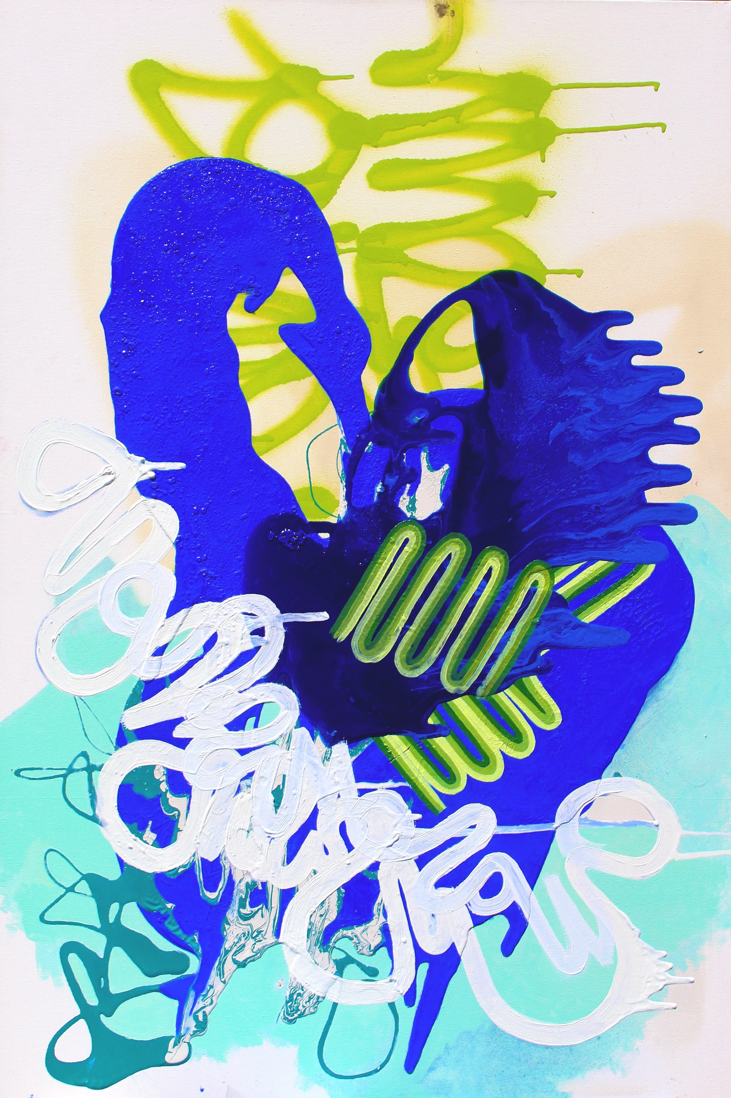 "Petrichor"
Oil, Enamel, Latex, and Spray Paint on Canvas
24 in x 36 in
2022