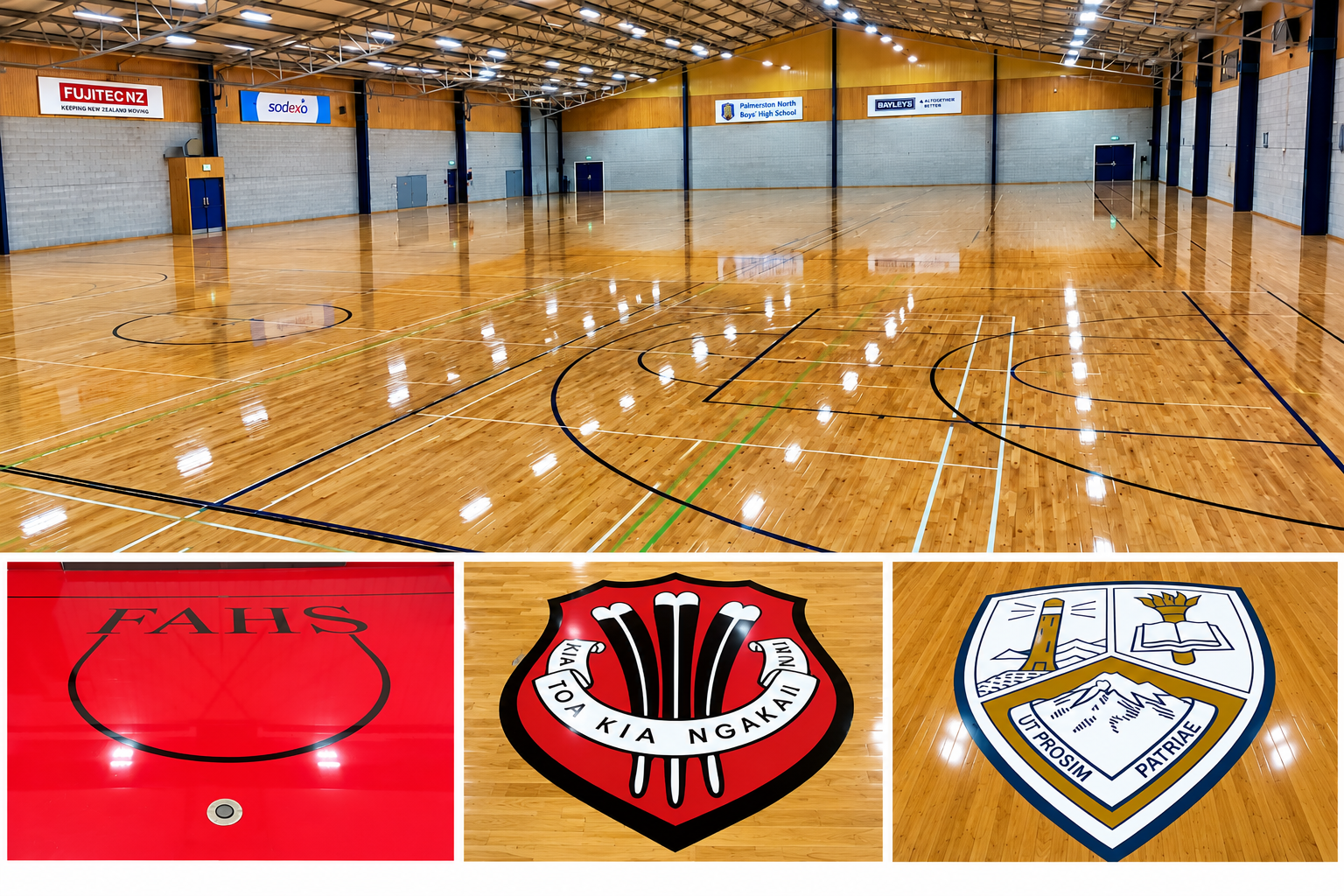 Large Format Sports Floors | Gyms | Halls