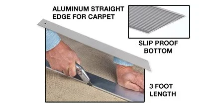 Crain 535 3' Carpet Straight Edge
