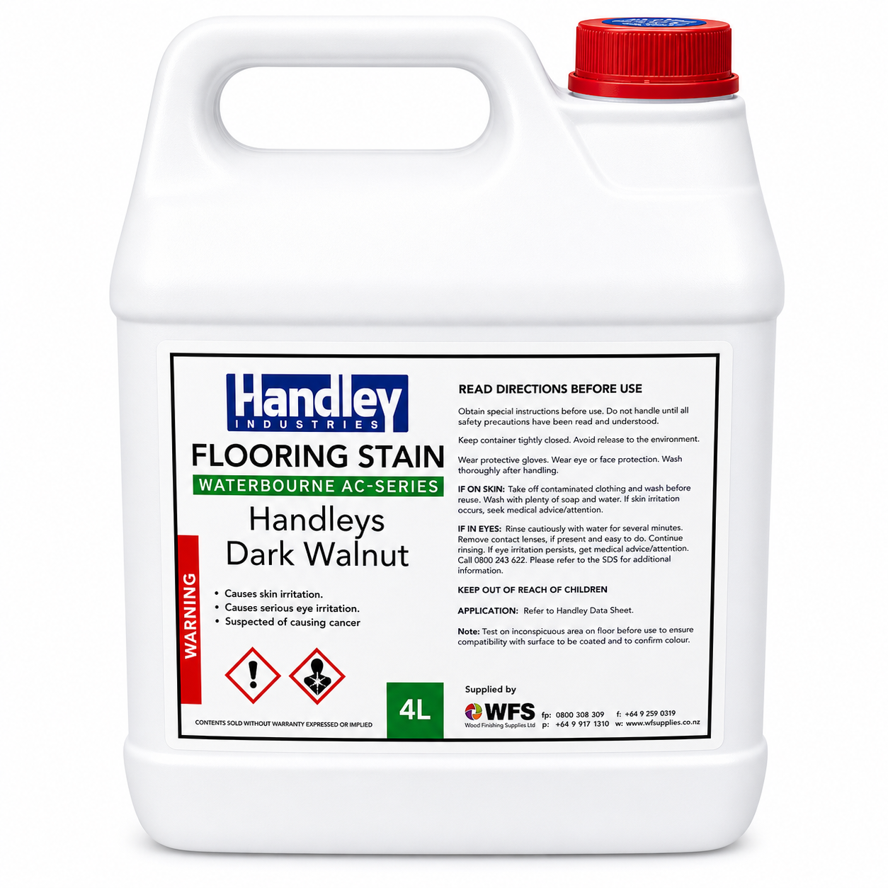 Handley AC-Series Waterborne Stain 4 litre