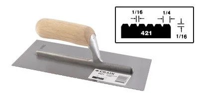 Crain 434 4"x14" Finishing Trowel