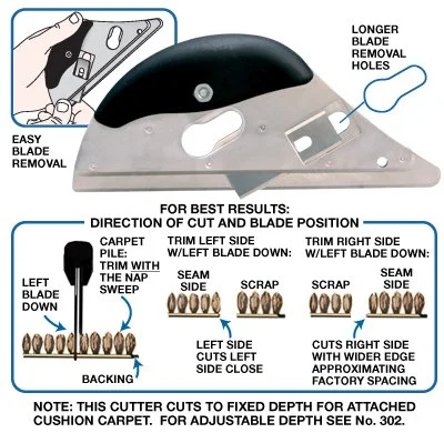 Crain 301 Cushion Back Cutter