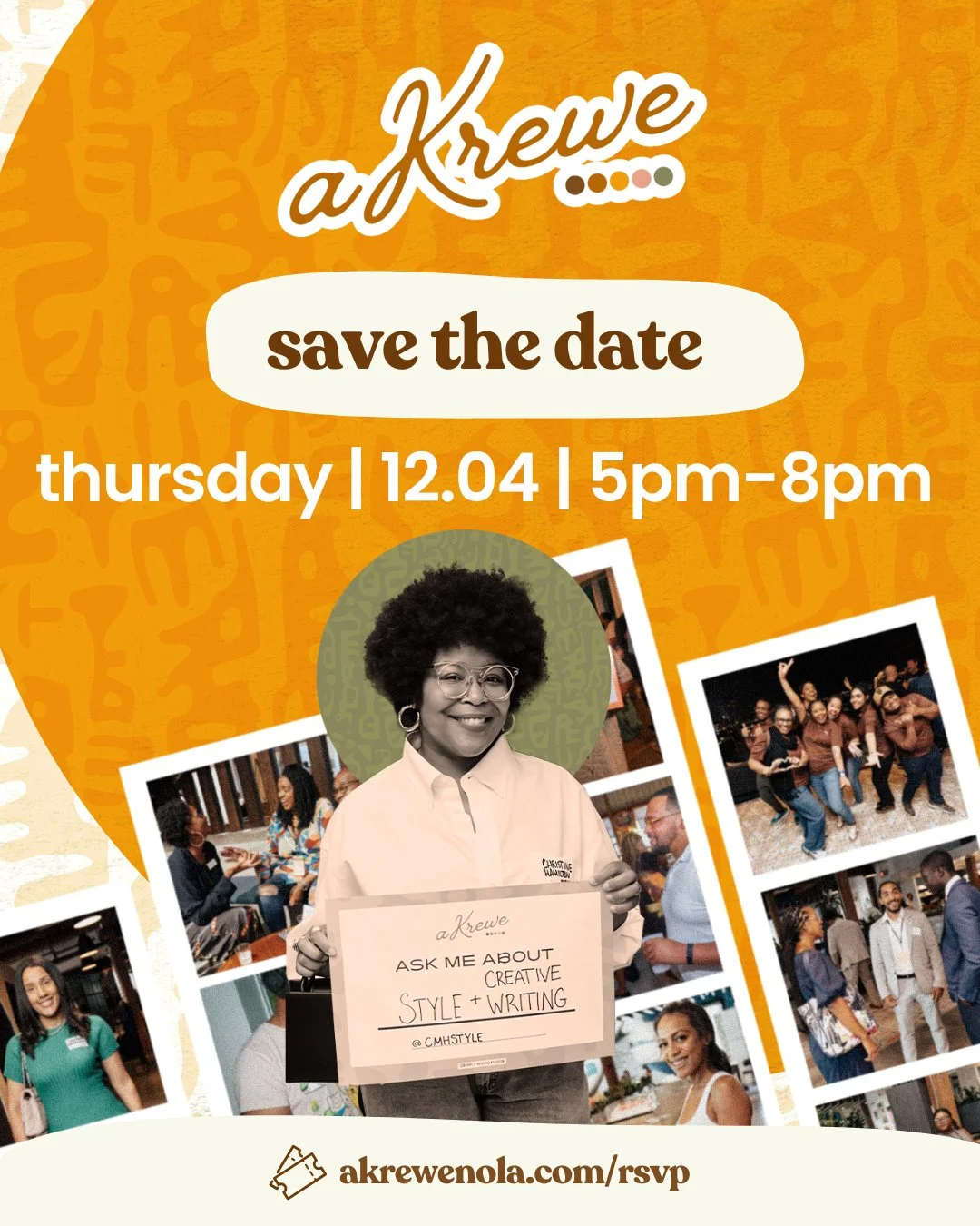 SAVE THE DATE: 12/04 | 5-8PM
we're excited to announce our upcoming holiday market and networking event, encouraging our community to #shoplocal for the holidays and connect with each other as we end the year on a strong note.
a note from our C