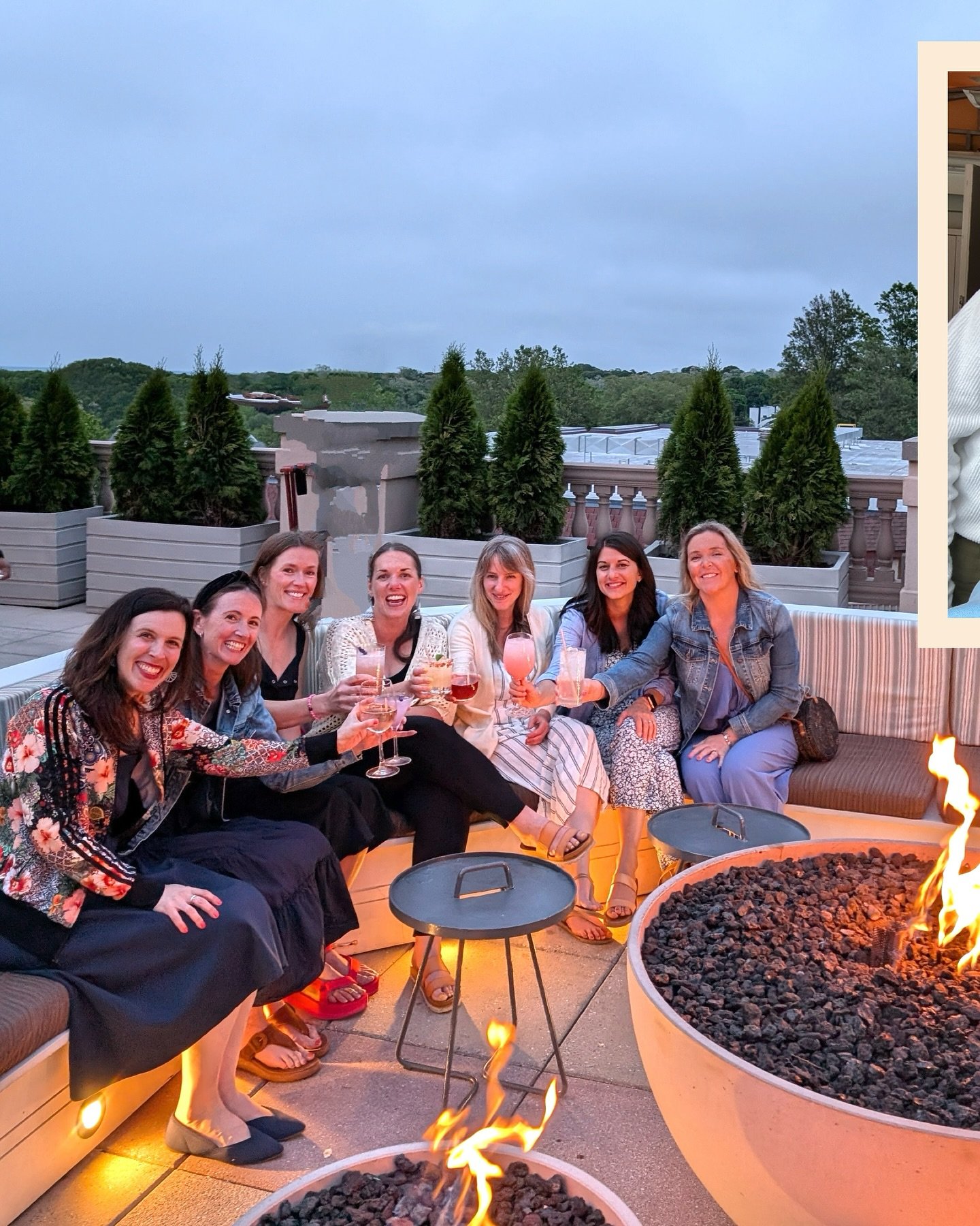 I never really imagined my life at 40. I blame FRIENDS, because Rachel always wanted everything by 35 (and we all know how that turned out!) 

😎 Luckily, this decade is cooler than I could have imagined, and knowing some badass ladies navigating eac