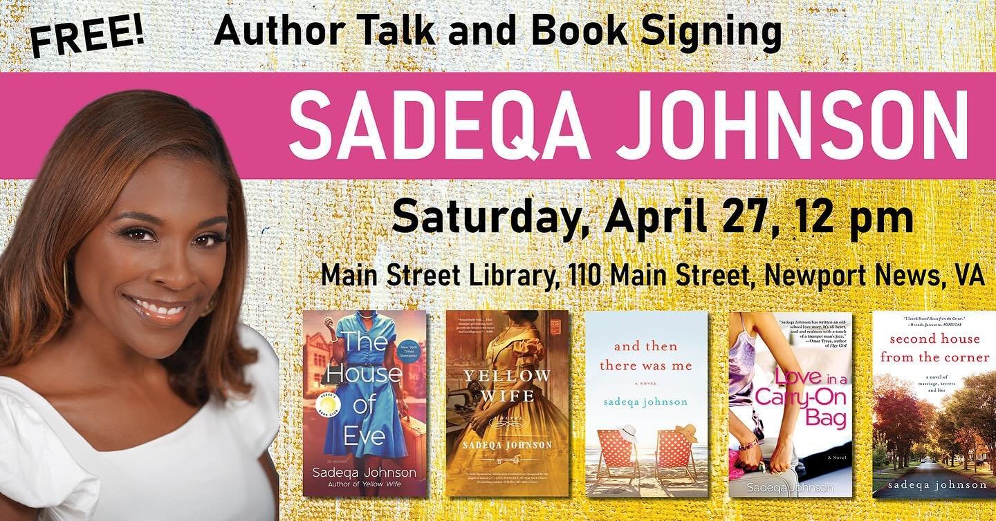 What are you doing this Saturday? I&rsquo;m coming out of my writing cave to speak at the Newport News Library on Saturday at 12pm. Books will be available for purchase so come out and see me! @visitnewportnews #newportnews #library #Booktalk #bookev