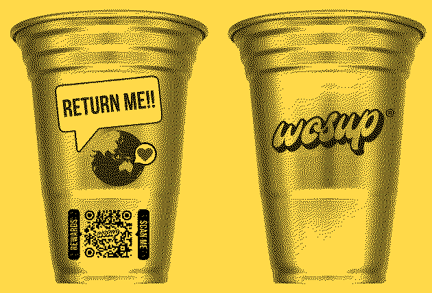 WOSUP | Reusable aluminium cups for public events (2025)