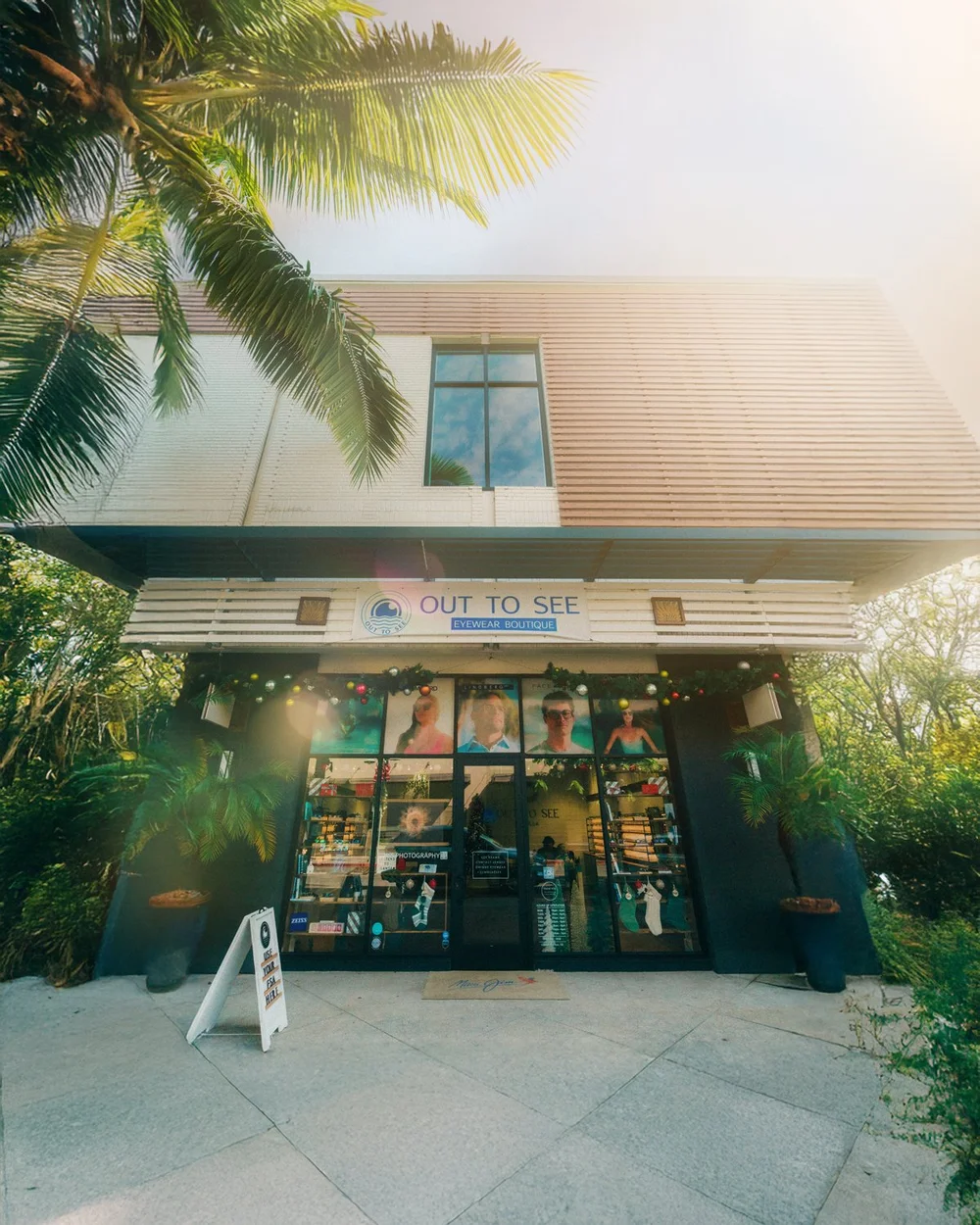 Out To See optometry office and eyewear boutique at Lau Hala Shops in Kailua, Hawaii