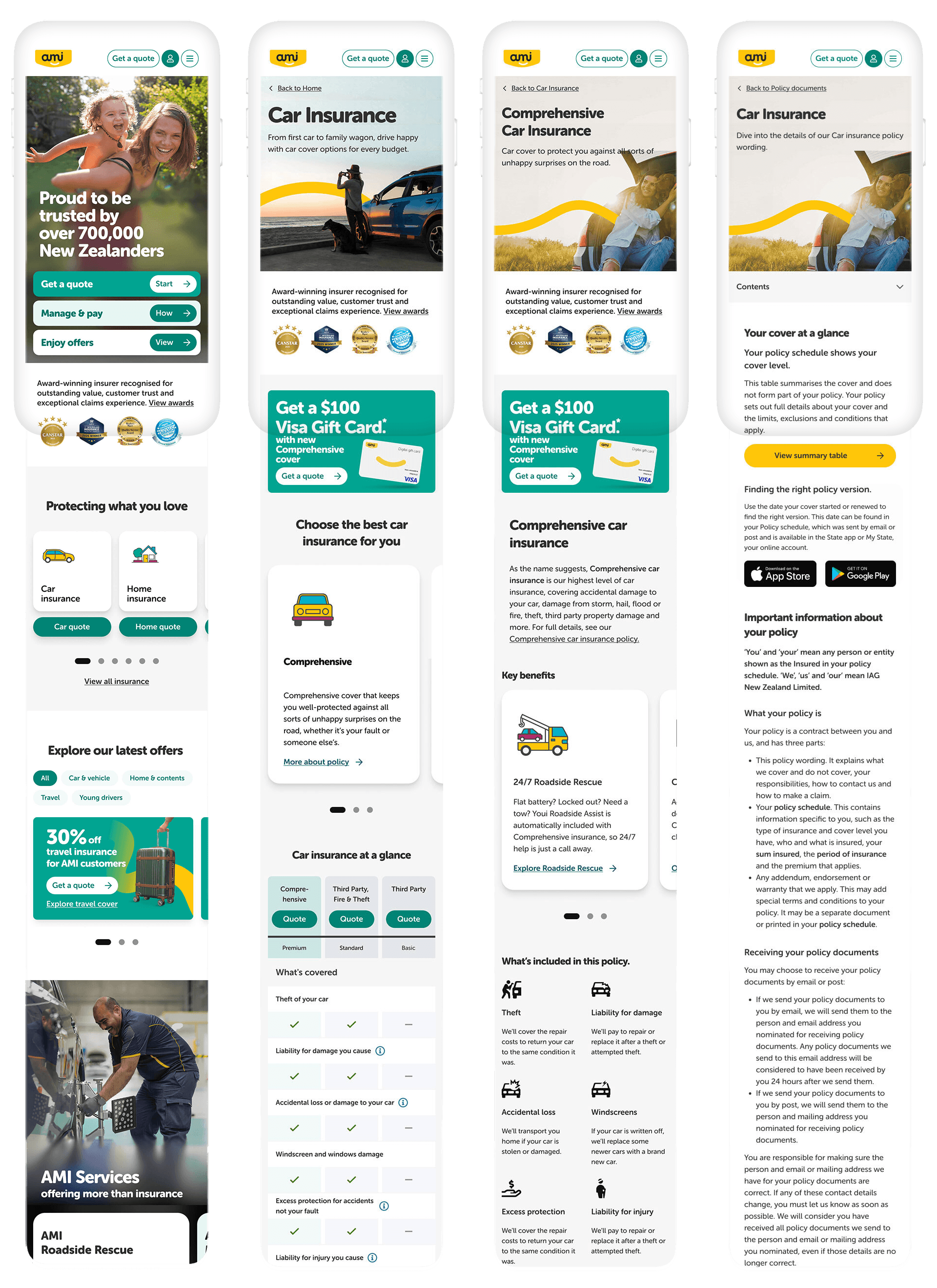 Kevin Schluter Design | IAG | AMI | New AMI mobile webpages