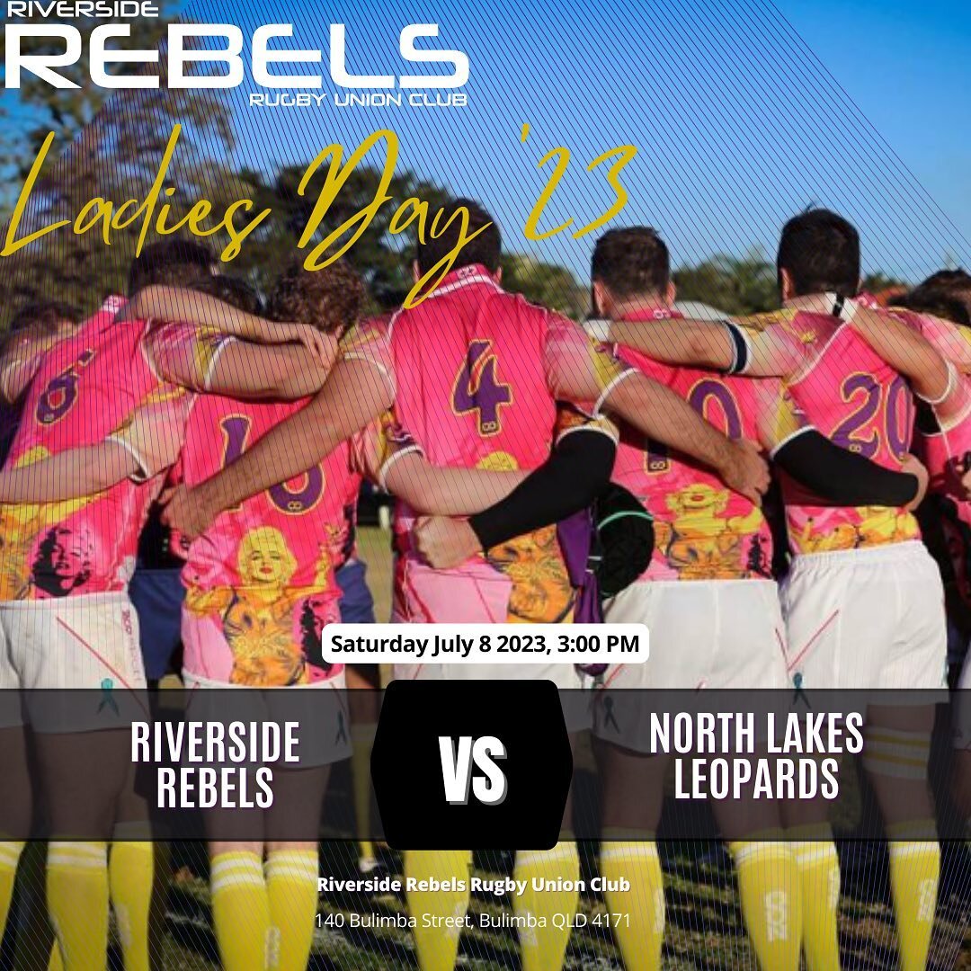 🟣⚫️🏉🥳 The Rebels take on North Lakes Leopards in the last game of the season. Join us for Ladies Day featuring live music from @michelleraumusic 🎟️ Link in bio for tickets. Thanks to sponsors @sprintdigitalau @breathe_safe @blackdogbuildingprojec