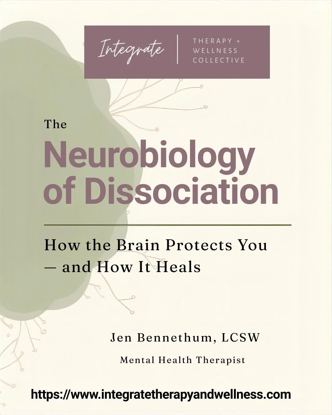 The Neurobiology of Dissociation: How the Brain Protects You — and How It Heals