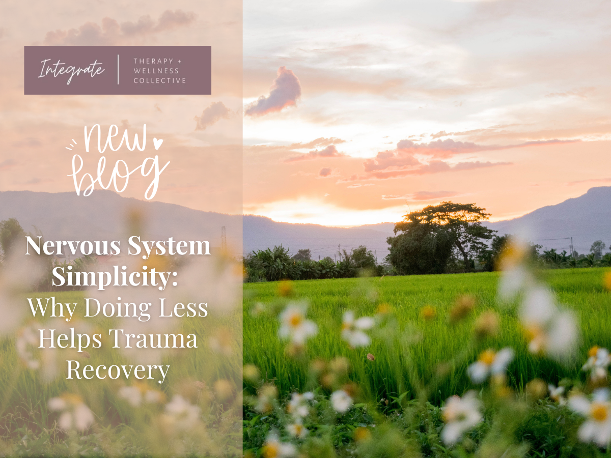 Nervous System Simplicity: Why Doing Less Helps Trauma Recovery