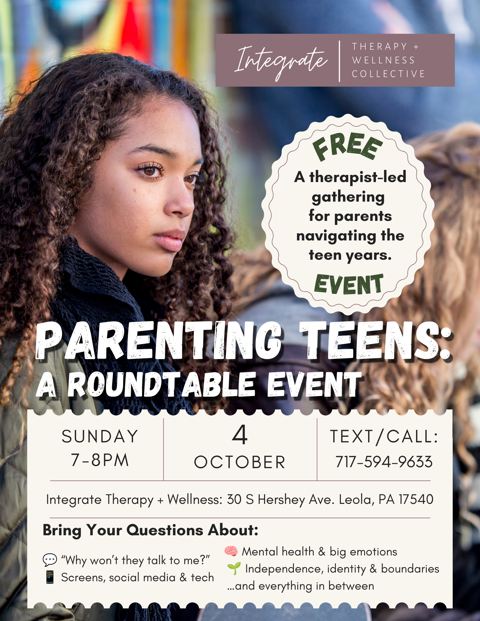 Free Teen Parent Support + Education