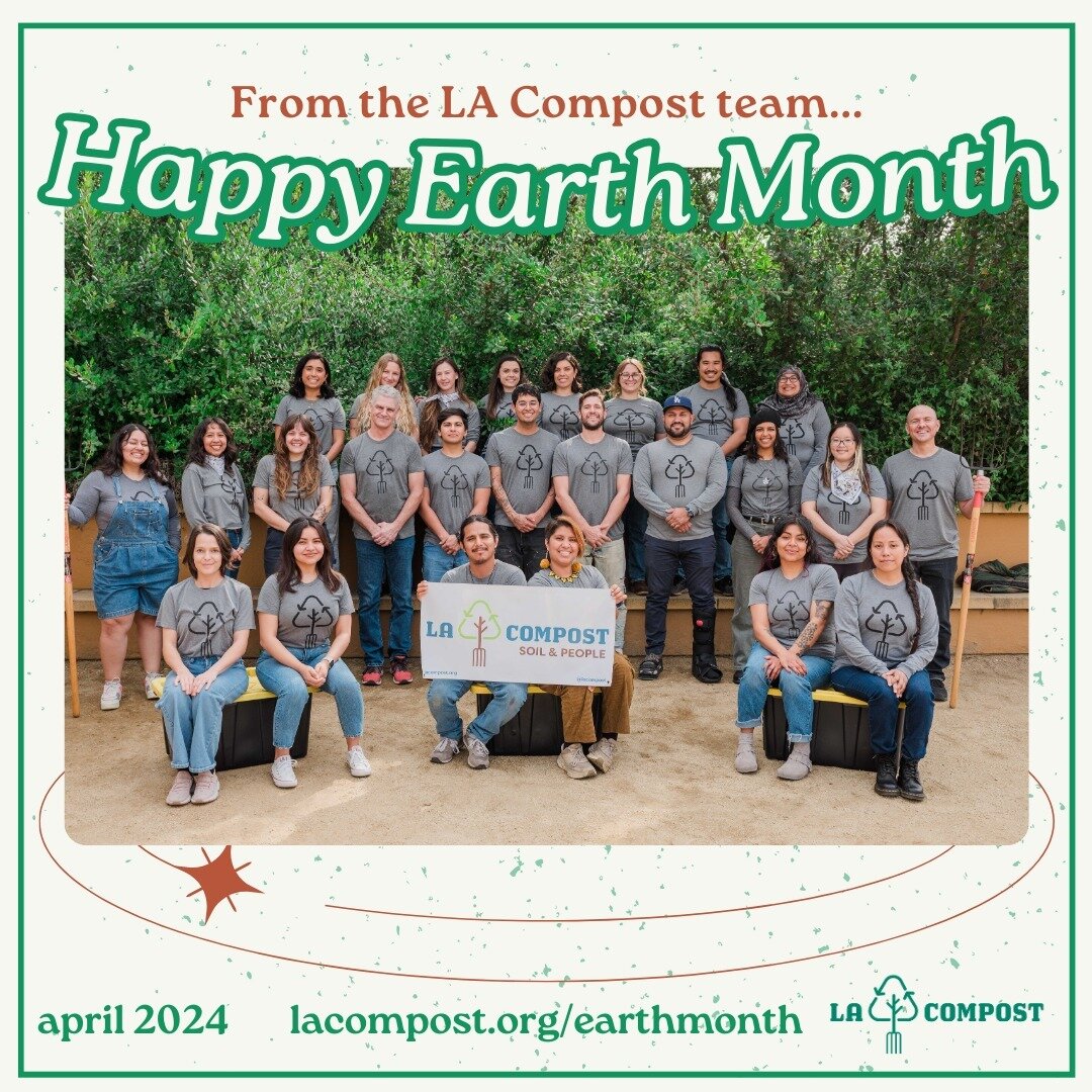 Happy Earth Month from the LA Compost Team! 🌎️ ⁠
⁠
These smiling faces can't wait to welcome you and celebrate our planet Earth all month long! Learn more about these upcoming events at lacompost.org/earthmonth or via the #linkinbio 🫶⁠
⁠
🪱 Sat 4/6