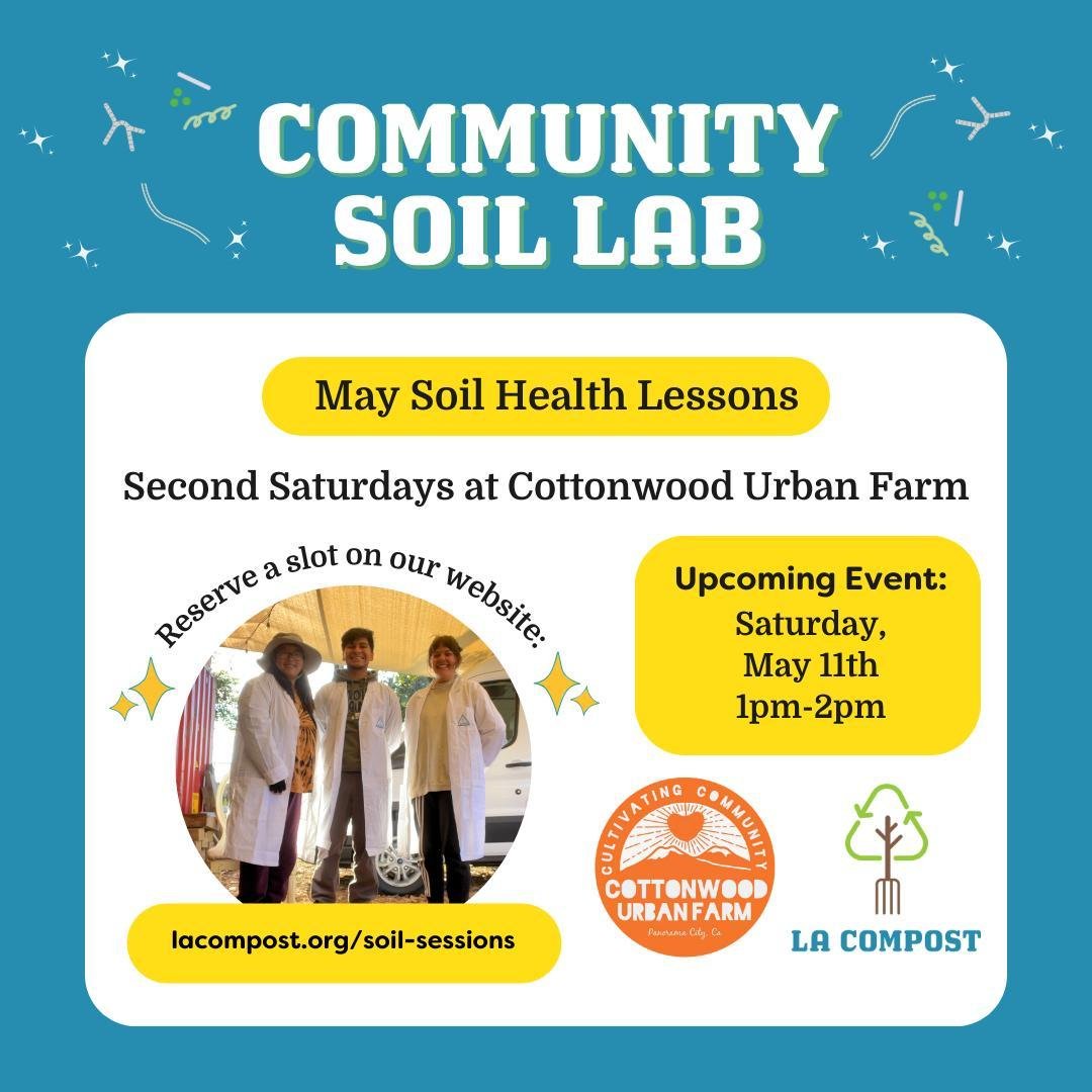 If you're interested in learning more about soil health and the microorganisms that live within it, you're in luck! 🔬🪱⁠
⁠
We've got two opportunities for you:⁠
⁠
1. Lab Lessons: Be part of our community soil lab program every second Saturday of the