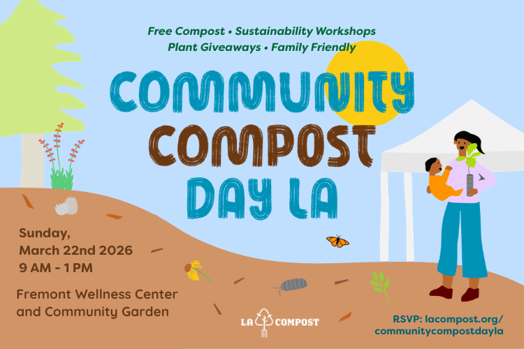 Community Compost Day LA at Fremont Compost Hub