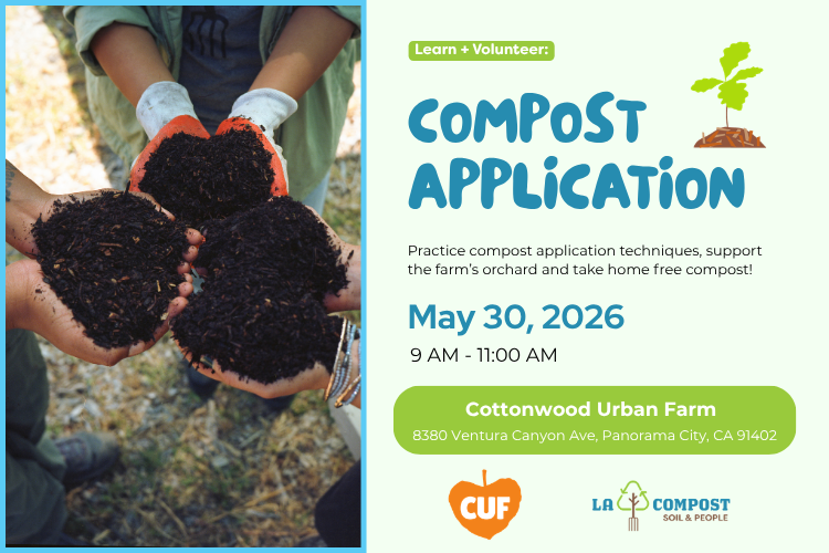 Learn + Volunteer: Compost Application at Cottonwood Urban Farm