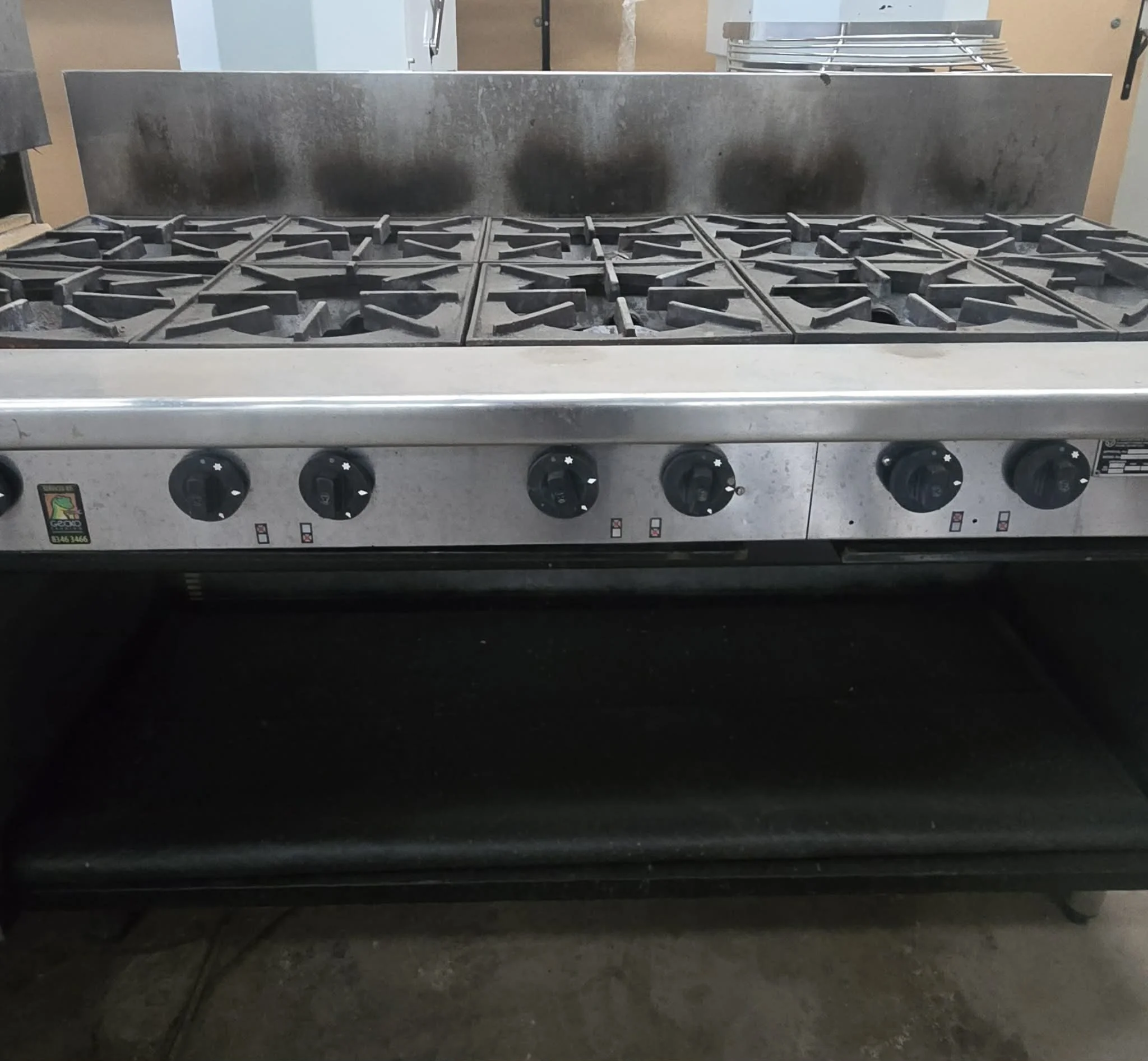 Goldstein 10 Burner Cast Iron Stove