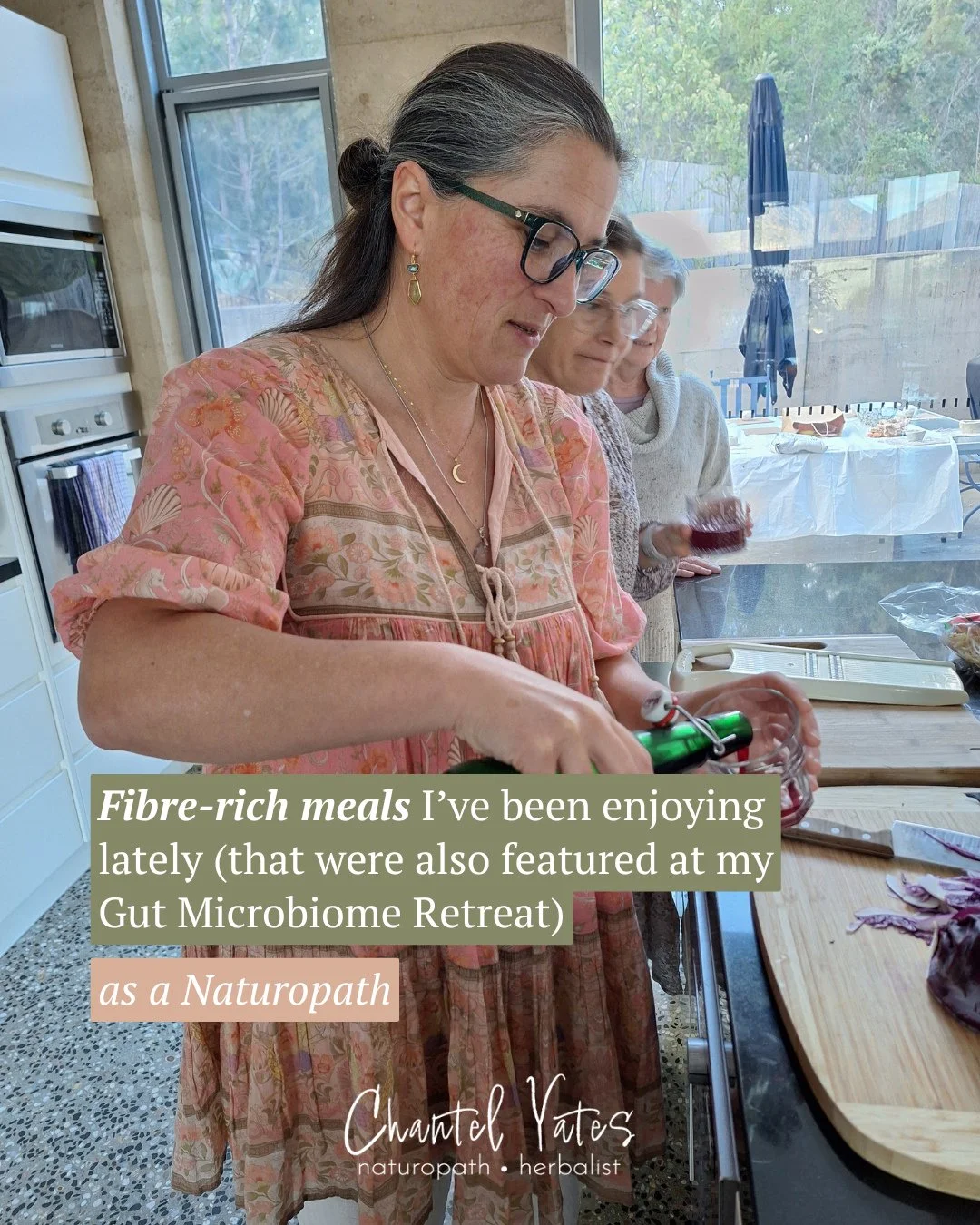 These are some of the dishes I&rsquo;ve been enjoying lately (and shared at my recent Gut Microbiome Retreat)... ⁠
⁠
Delicious, colourful, and packed with fibre to keep your gut thriving.⁠
⁠
Fibre is one of the most underrated nutrients. ⁠
⁠
It suppo