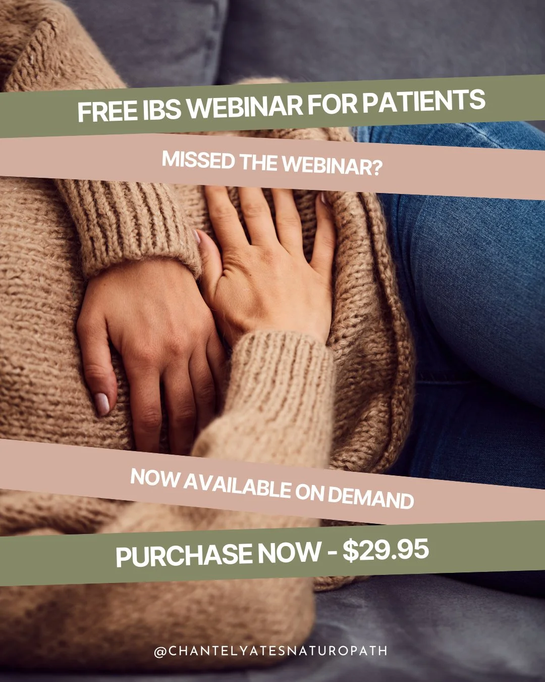 Missed the live IBS webinar? ⁠
⁠
IBS Unlocked: Restoring Gut Balance &amp; Achieving Food Freedom is now available to watch on demand.⁠
⁠
In this 70-minute, evidence-based session I walk you through:⁠
1️⃣ What IBS actually is (and what it isn&rsquo;t