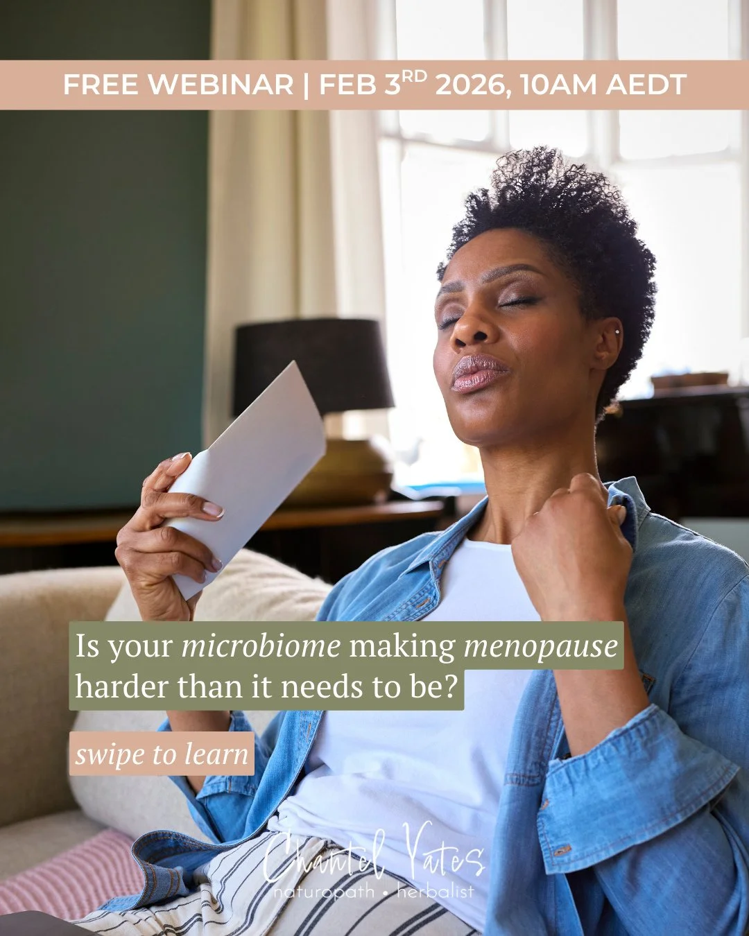 Perimenopause and menopause aren&rsquo;t just about oestrogen and progesterone. ⁠
⁠
Your gut and vaginal microbiomes are changing too,  and that can make symptoms feel a whole lot louder.⁠
⁠
Some signs your microbiome might be involved:⁠
🌀 New or wo