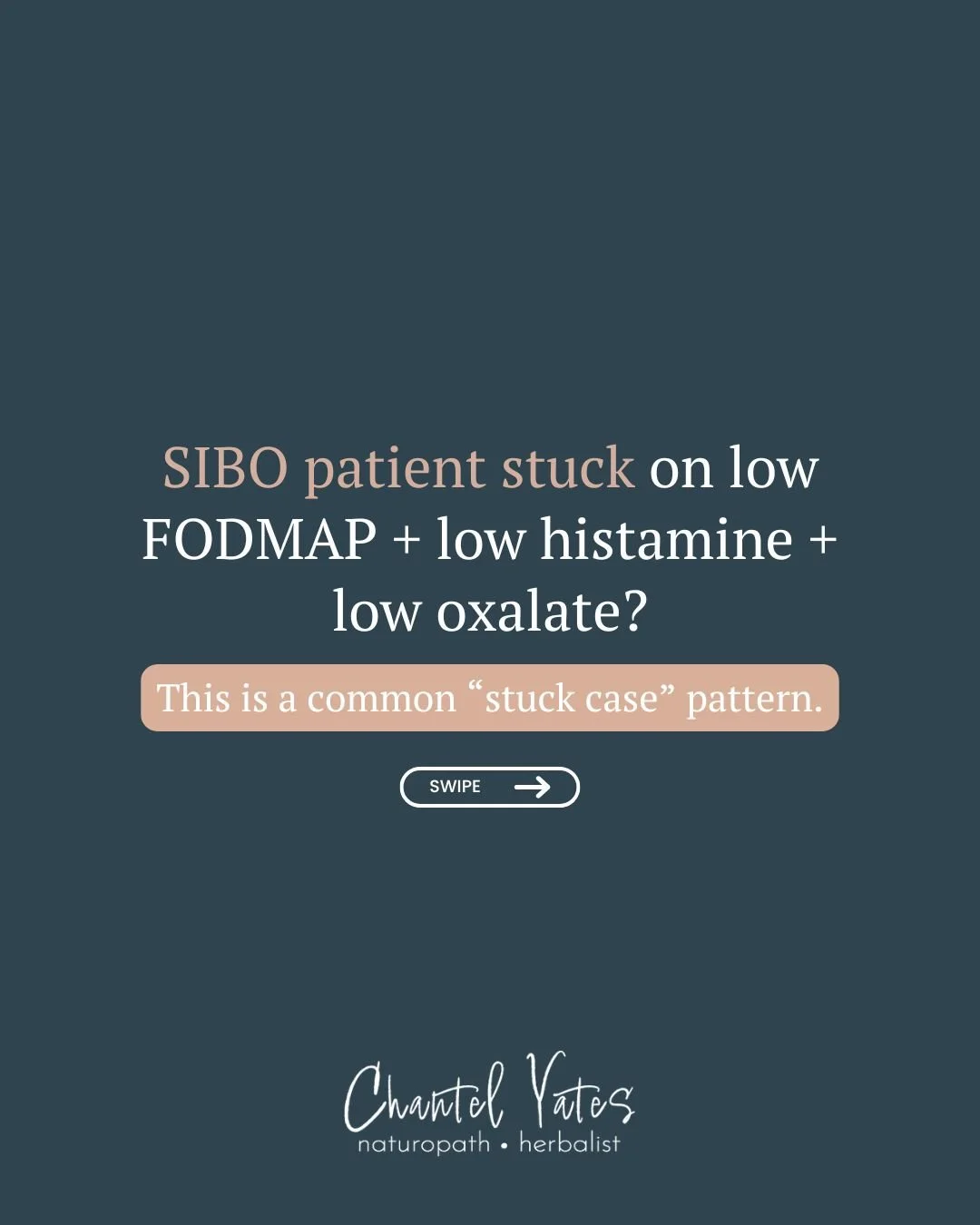 Stuck SIBO patient? This is usually why&hellip;

SIBO patients don&rsquo;t usually get stuck because they&rsquo;re &ldquo;non-compliant&rdquo;.
They get stuck because the case is more layered than it first appears.

One of the most common patterns I 