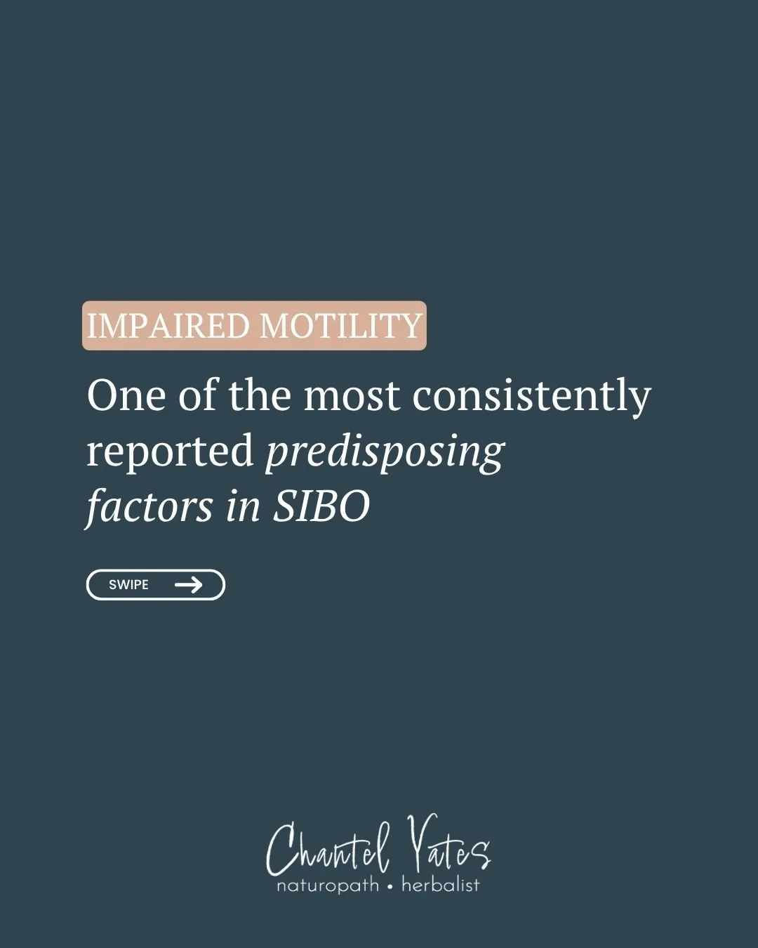 Impaired motility is one of the most consistently reported predisposing factors in SIBO 🚫

Yet it&rsquo;s often under-explored in practice.

When clearance through the small intestine is compromised, bacteria have the opportunity to accumulate and p