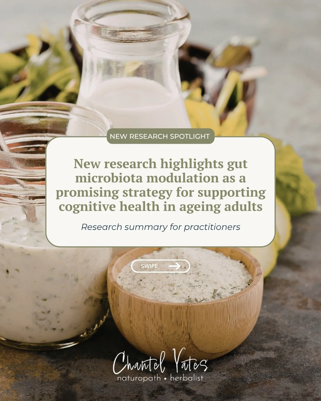 New research spotlight 🧠

This systematic review suggests that gut microbiota modulation may be a promising strategy for supporting cognitive health in ageing adults - particularly in those with prodromal or mild cognitive impairment.

Reported bene