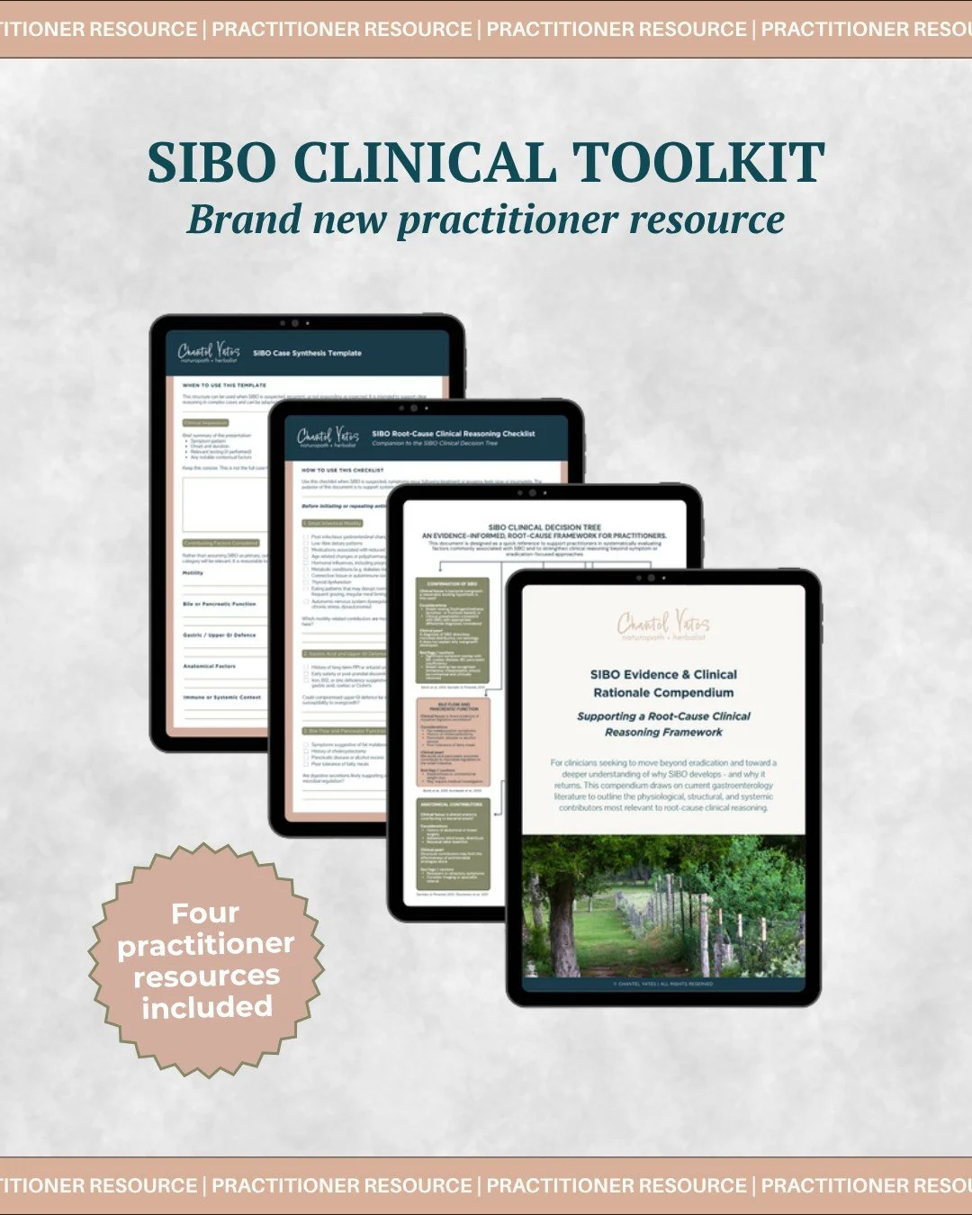 Comment TOOLKIT below to download my brand new practitioner resource: SIBO Clinical Toolkit.

If SIBO keeps returning, it is often a sign that something deeper still needs to be understood.
This SIBO Clinical Toolkit was created to support practition