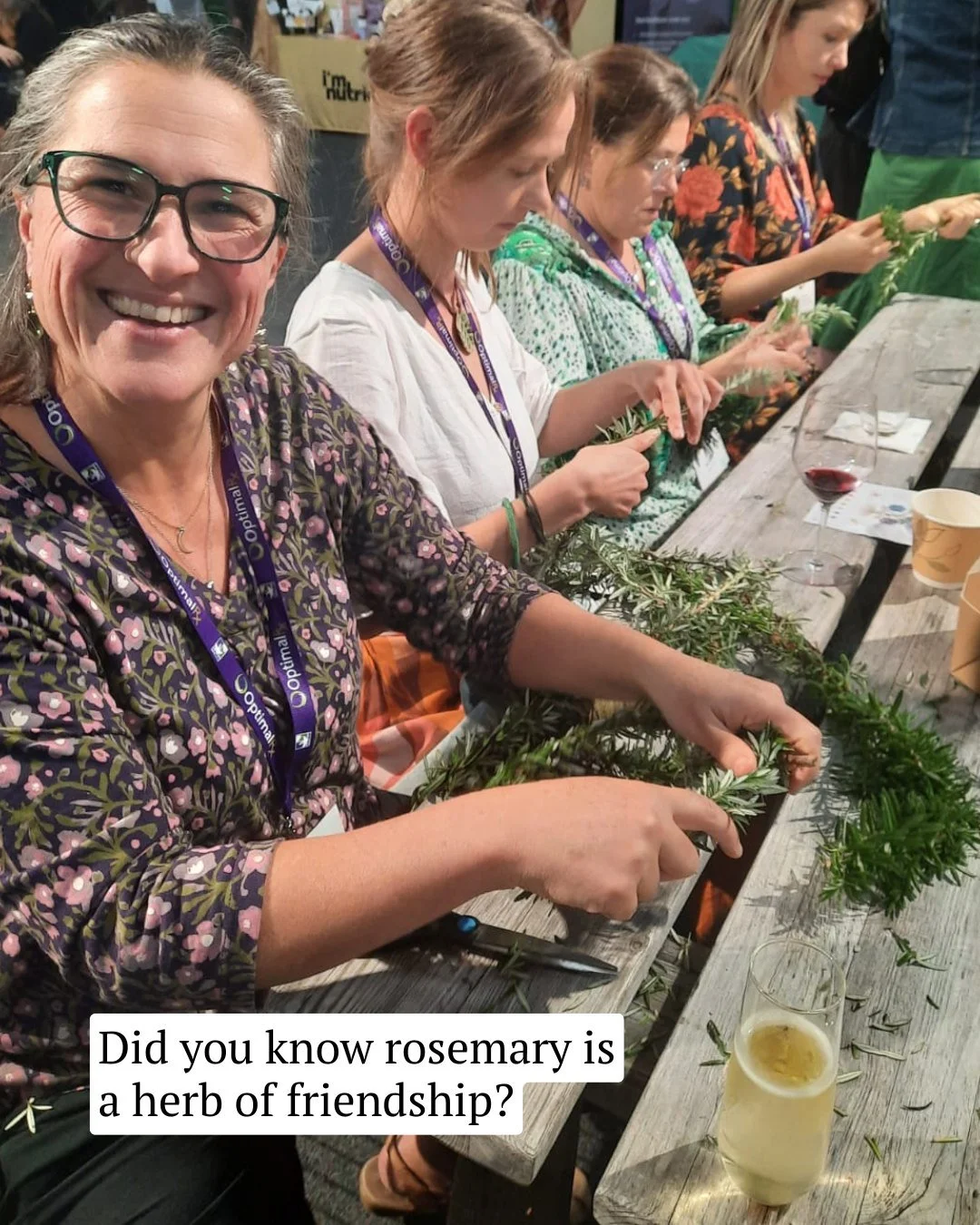 Did you know rosemary is a herb of friendship?

Dawn Witten captured the spirit of our Herbal Medicine Sustainability SIG session so beautifully - head to her post to soak it all in (and if you haven't already, give her a follow). What I want to shar