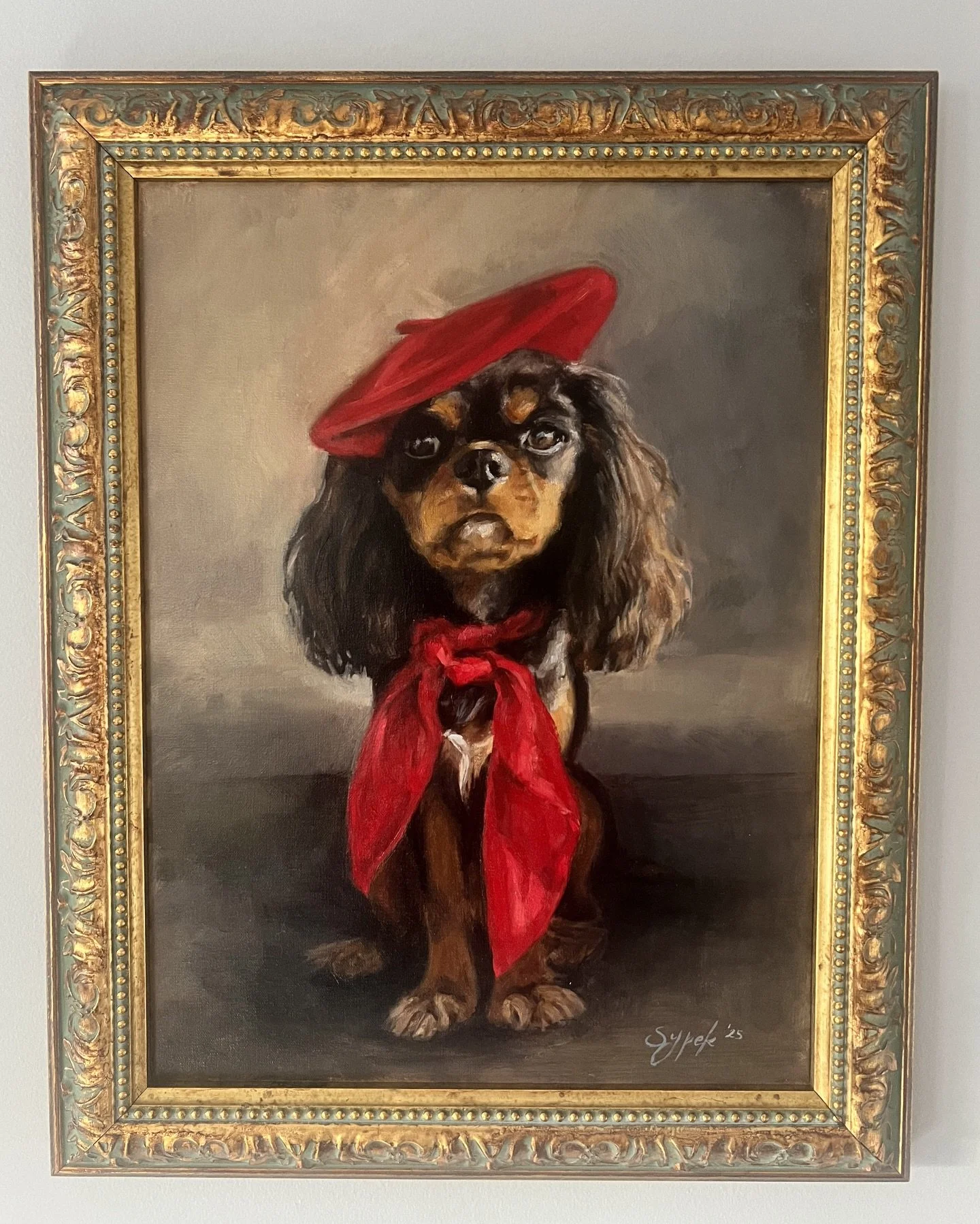 My lovely client found the perfect frame for miss Mabel. Framing can make alllll the difference in your artwork. 

-
Always happy to help with the framing process- please reach out if you ever need help choosing the perfect frame ✨
.
.
.
#artframing 