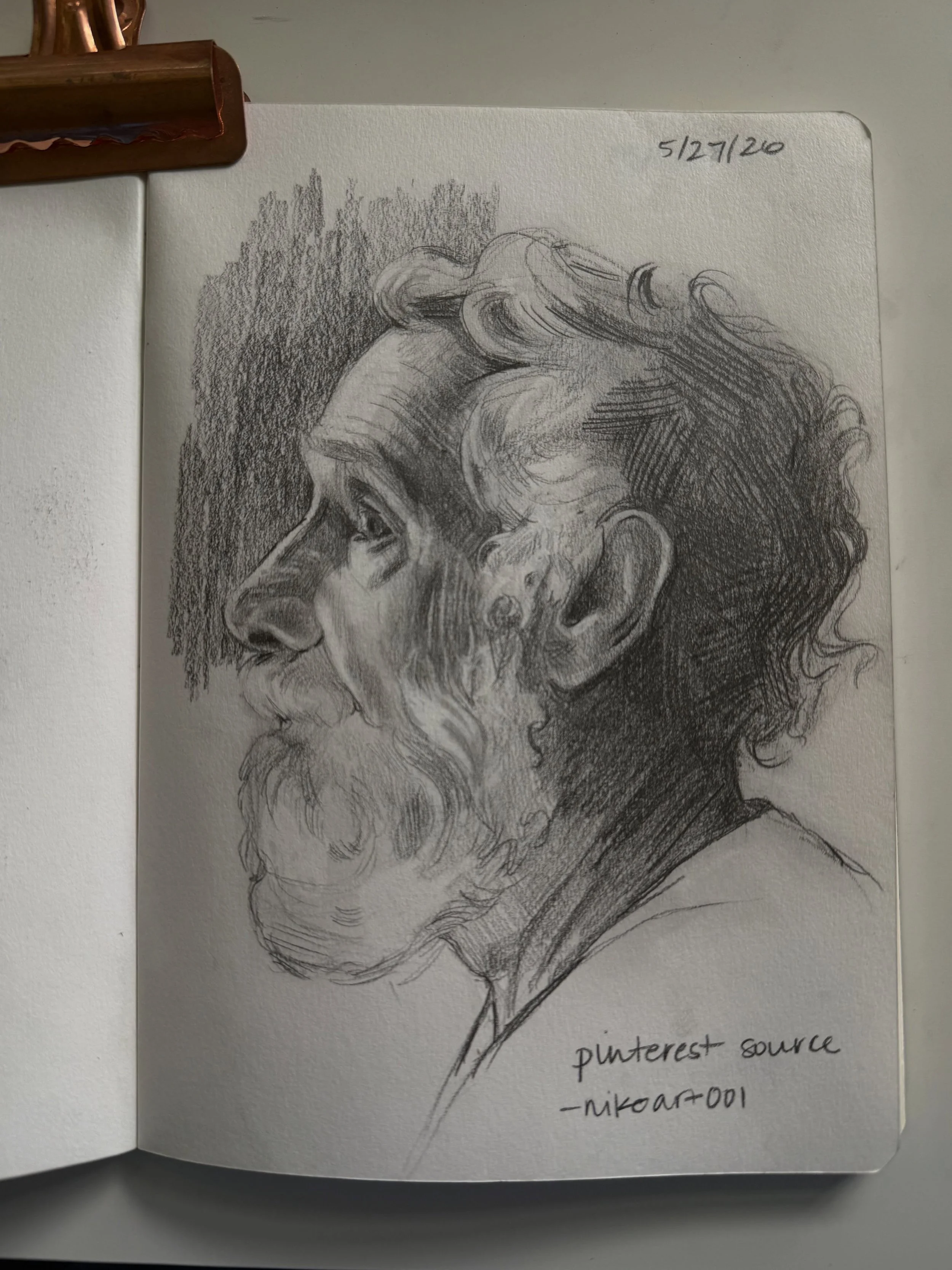 Sketchbooks have always intimidated me and I&rsquo;m not sure why. I think I always put too much pressure on myself to complete a finished drawing?

But I&rsquo;m finally forcing myself to just mess around with ideas and mark-making, and I&rsquo;m qu