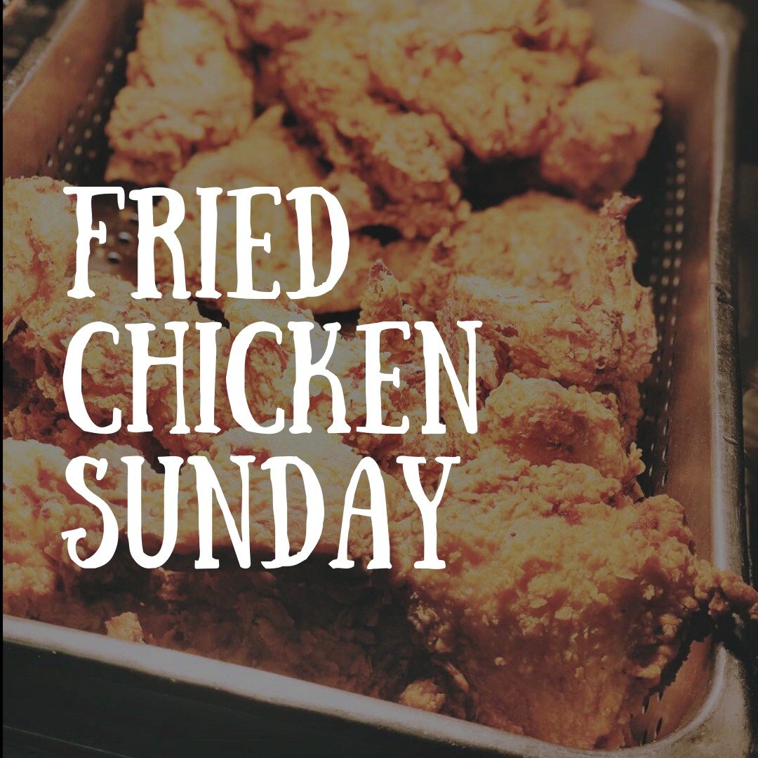 🍗 Fried Chicken Sunday is here!

We&rsquo;re serving 4 crispy pieces of chicken with creamed corn &amp; mashed potatoes from 11am-2pm!  It's the ultimate comfort meal.
.
.
.
#bigtastetinytown #royersroundtopcafe #roundtoptx