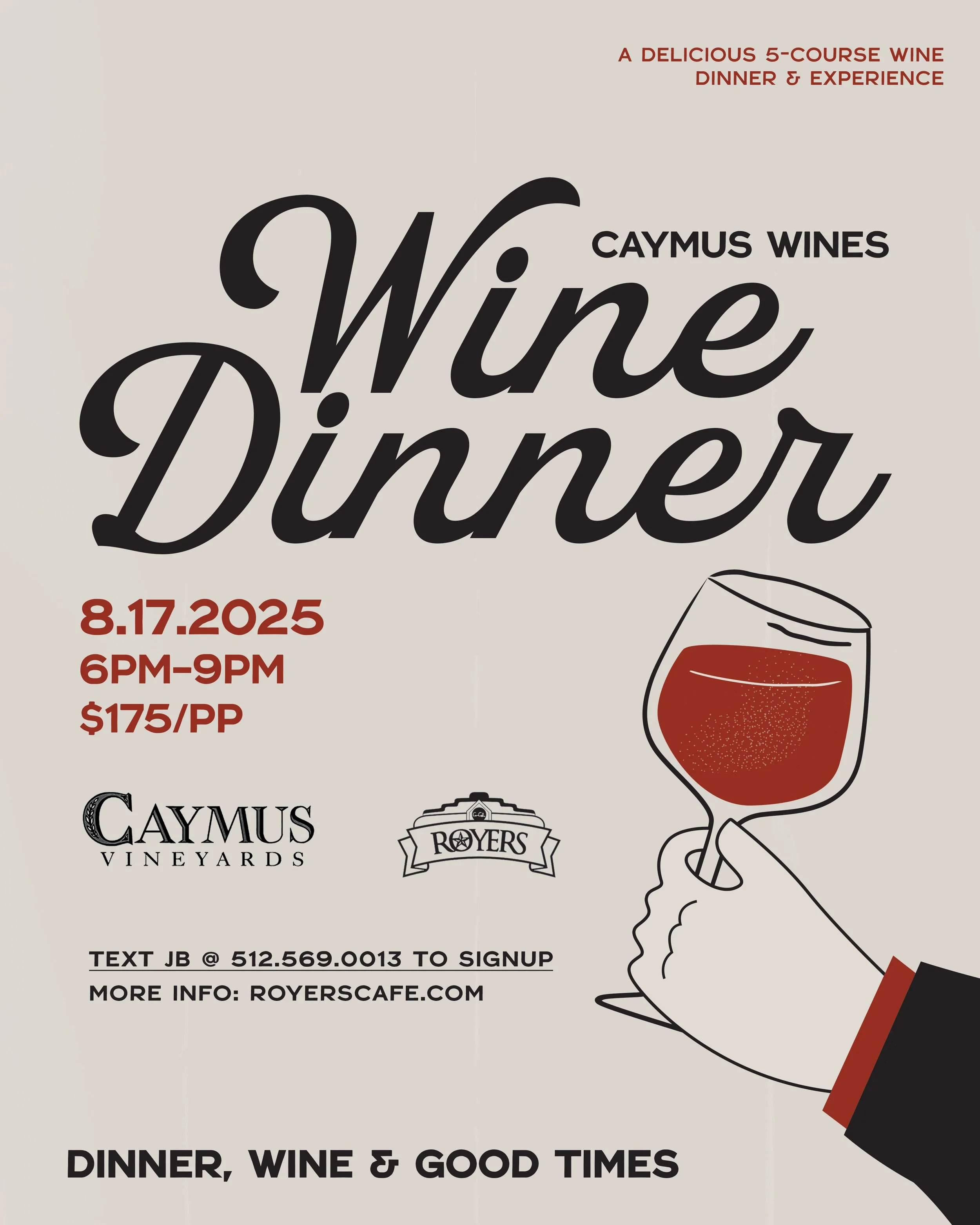 Caymus Wine Dinner