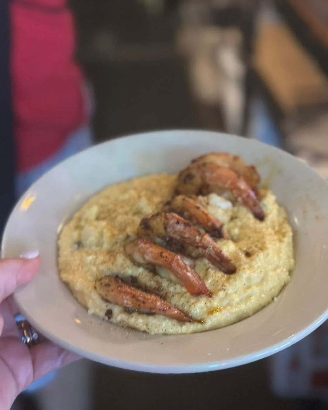 There&rsquo;s nothing like a bowl of Corey&rsquo;s Shrimp &lsquo;n  Grits to make your evening!
We&rsquo;re open till 9pm, so y&rsquo;all come on by!

📞 Call 979-249-3611 for priority seating. 
.
.
.

#bigtastetinytown #royersroundtopcafe #roundtopt