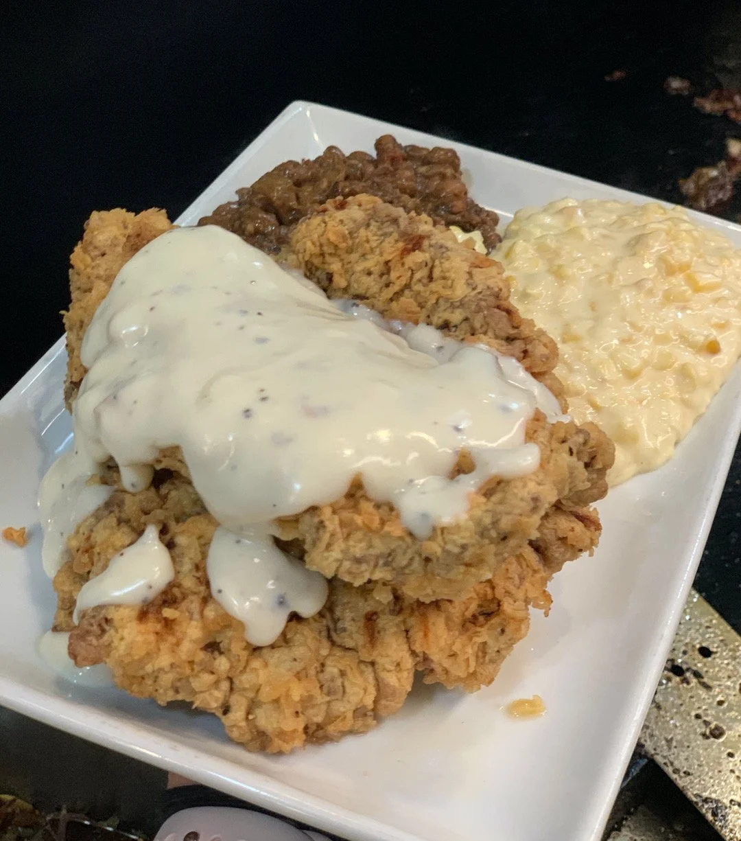 It&rsquo;s Thursday&hellip; and that means Chicken Fried Steak Day! 🥩

Golden, crispy goodness with two sides and all the comfort food vibes. You&rsquo;re this close to the weekend &mdash; let us help.

📞 979-249-3611 for priority seating.

.
.
.
#